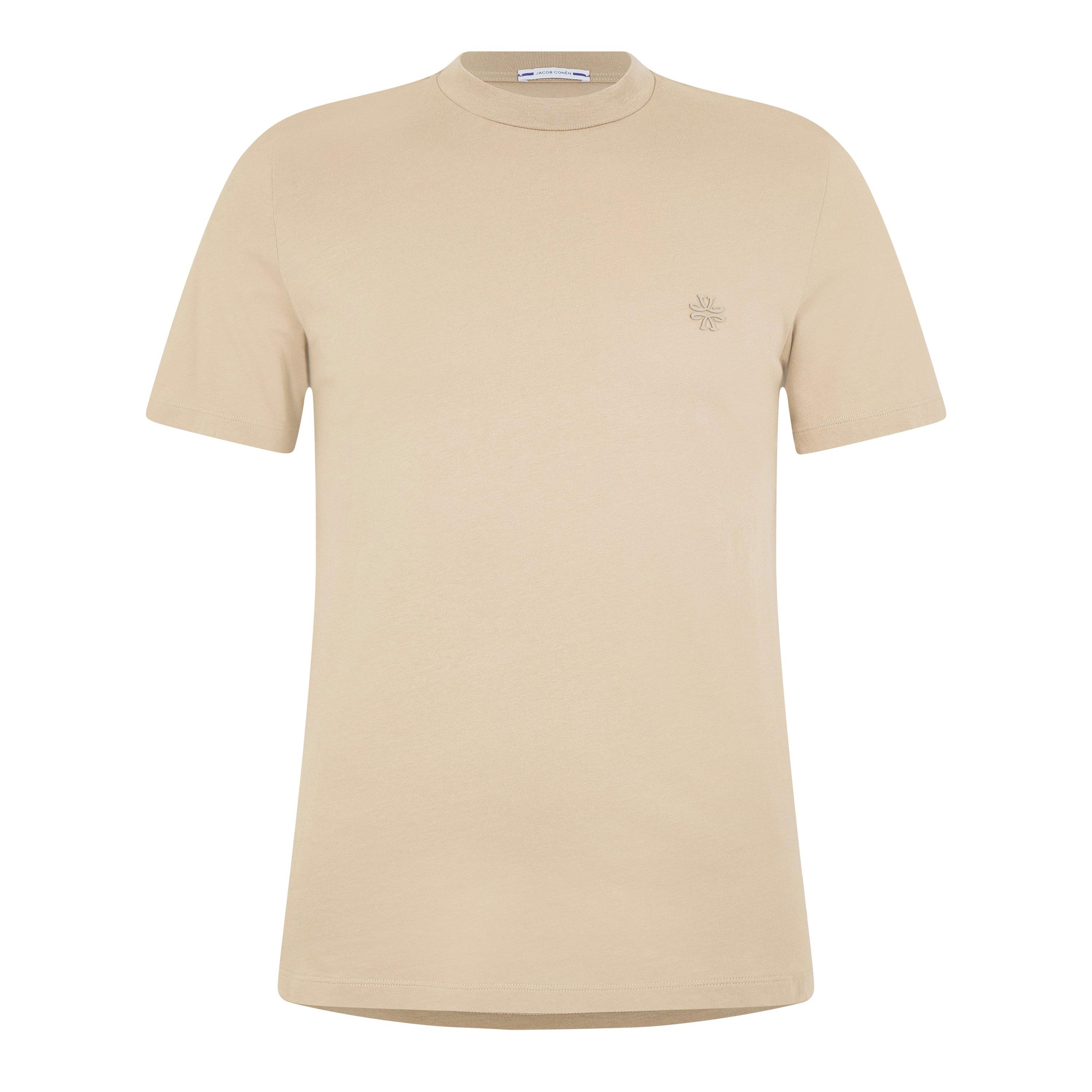 Beige - Jacob Cohen - Jacob Costina Plain Tee - 5