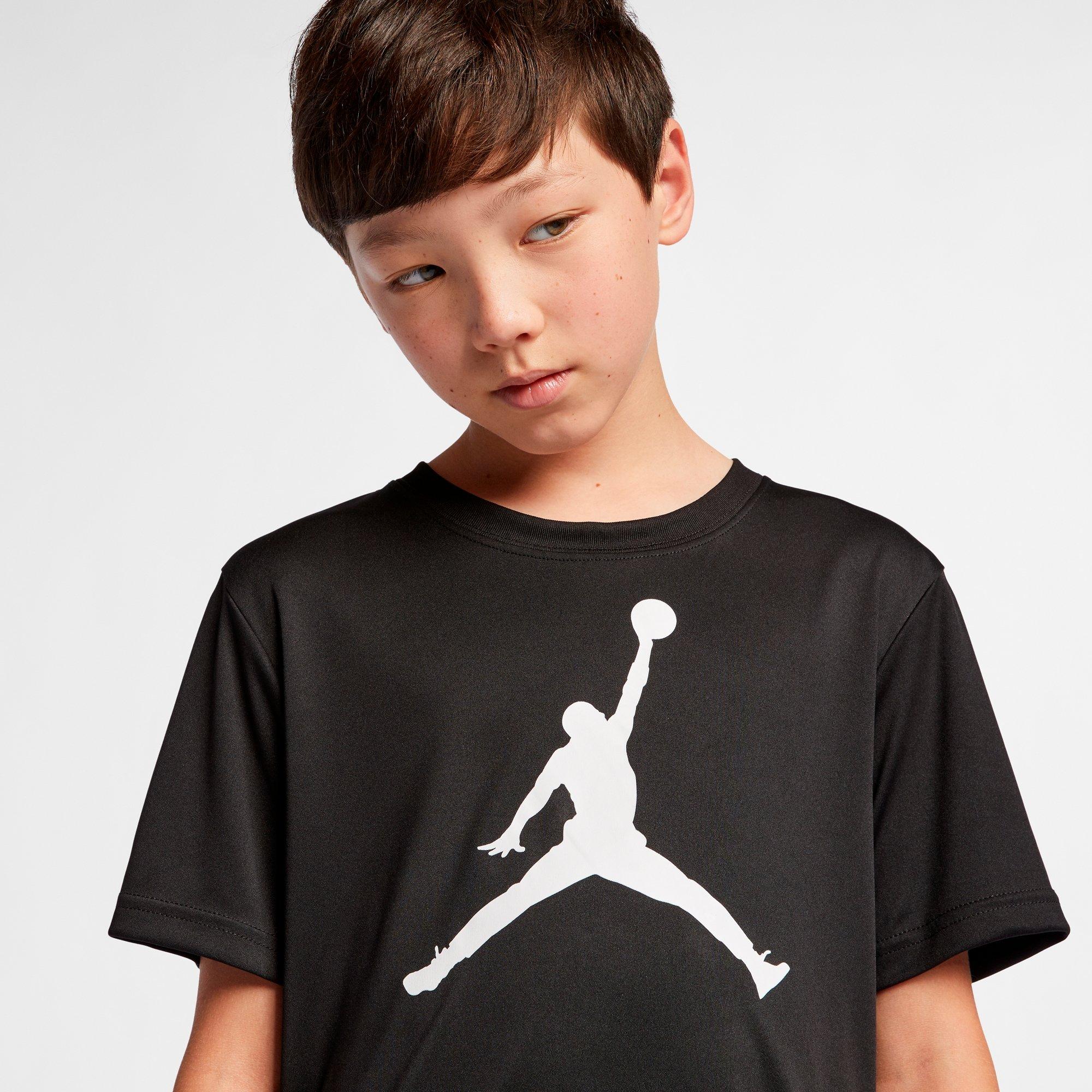 Negro - Air Jordan - Dri-FIT T Shirt Junior Boys - 8