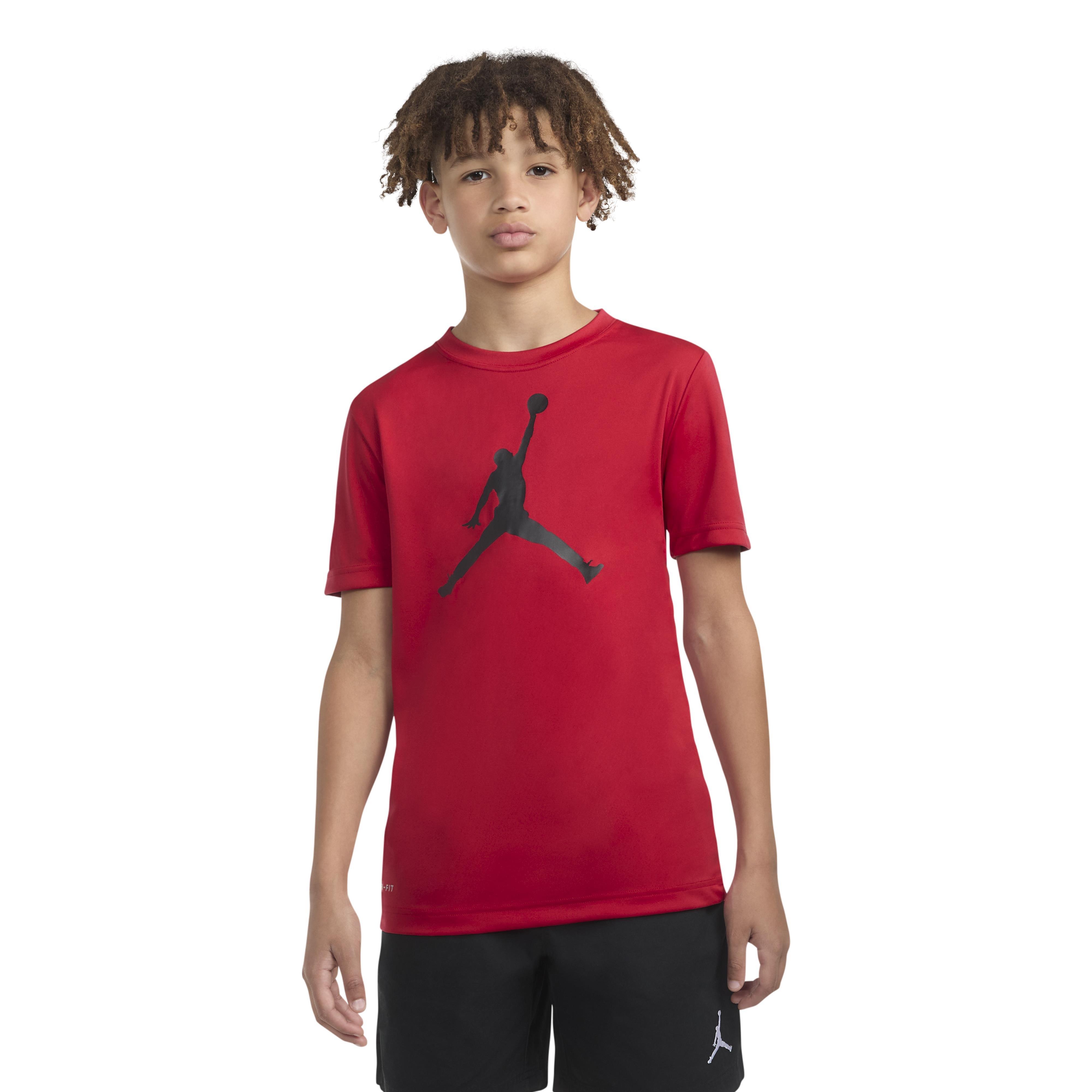 Gym Rot - Air Jordan - Dri-FIT T Shirt Junior Boys - 2