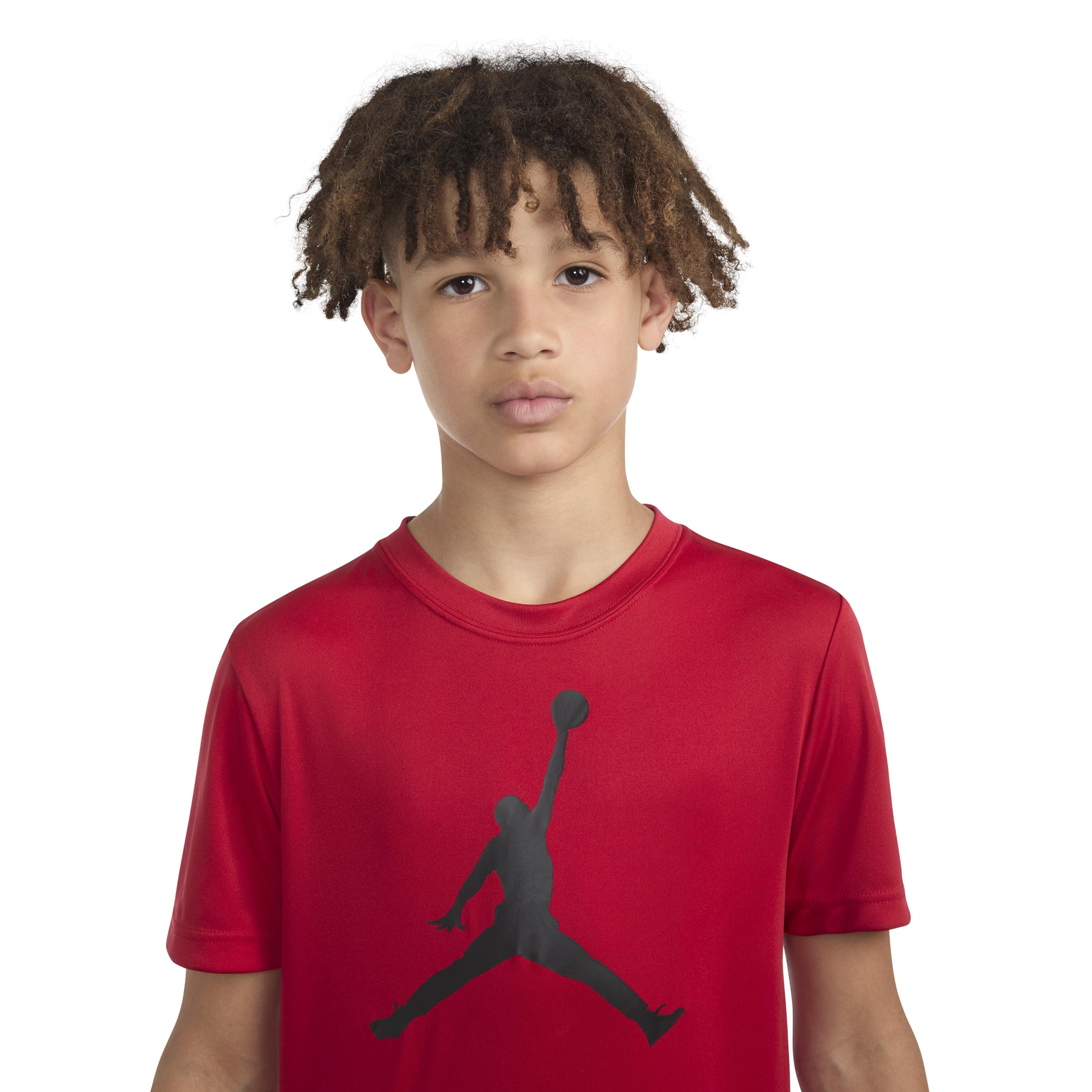 Gym Rot - Air Jordan - Dri-FIT T Shirt Junior Boys - 5