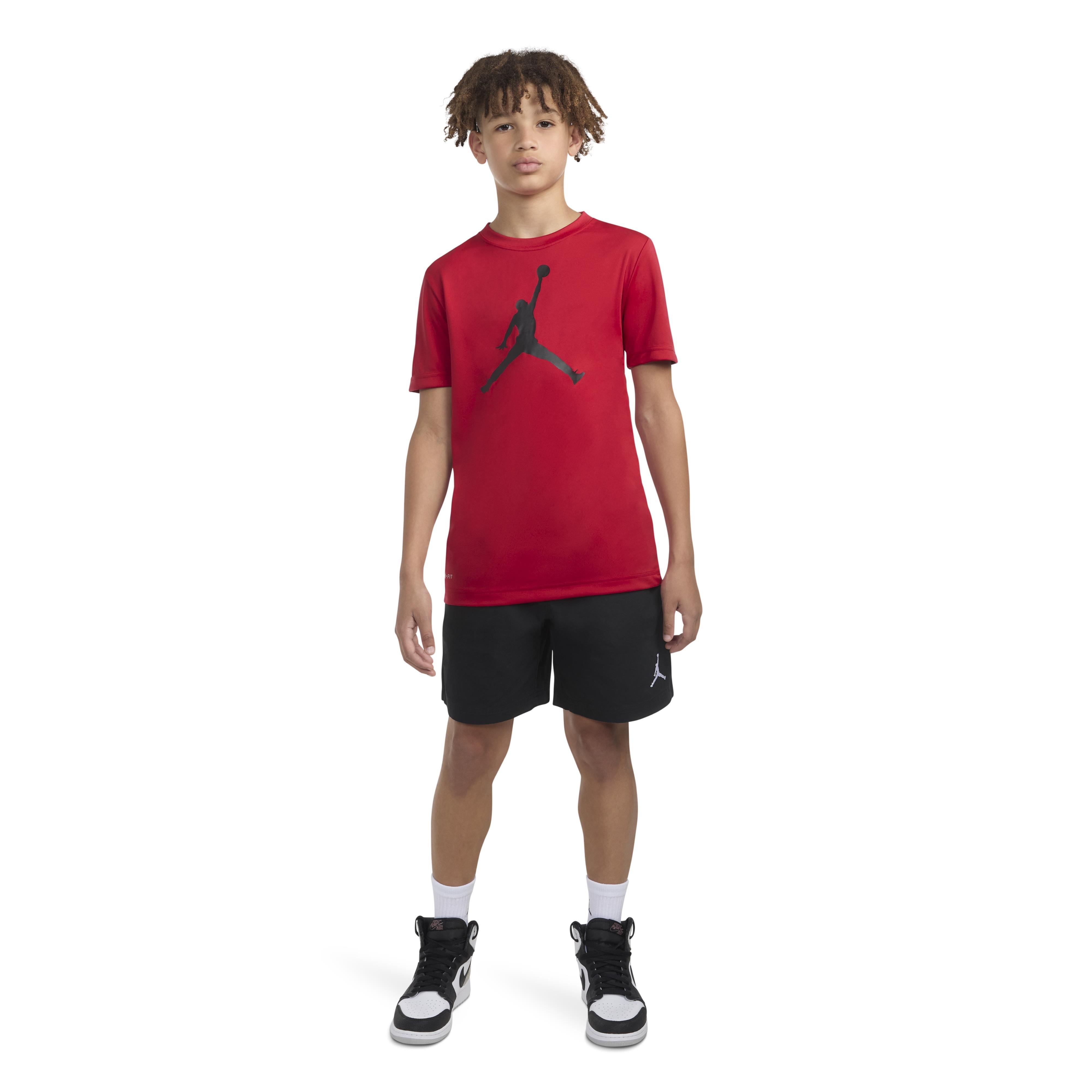 Gym Rot - Air Jordan - Dri-FIT T Shirt Junior Boys - 6