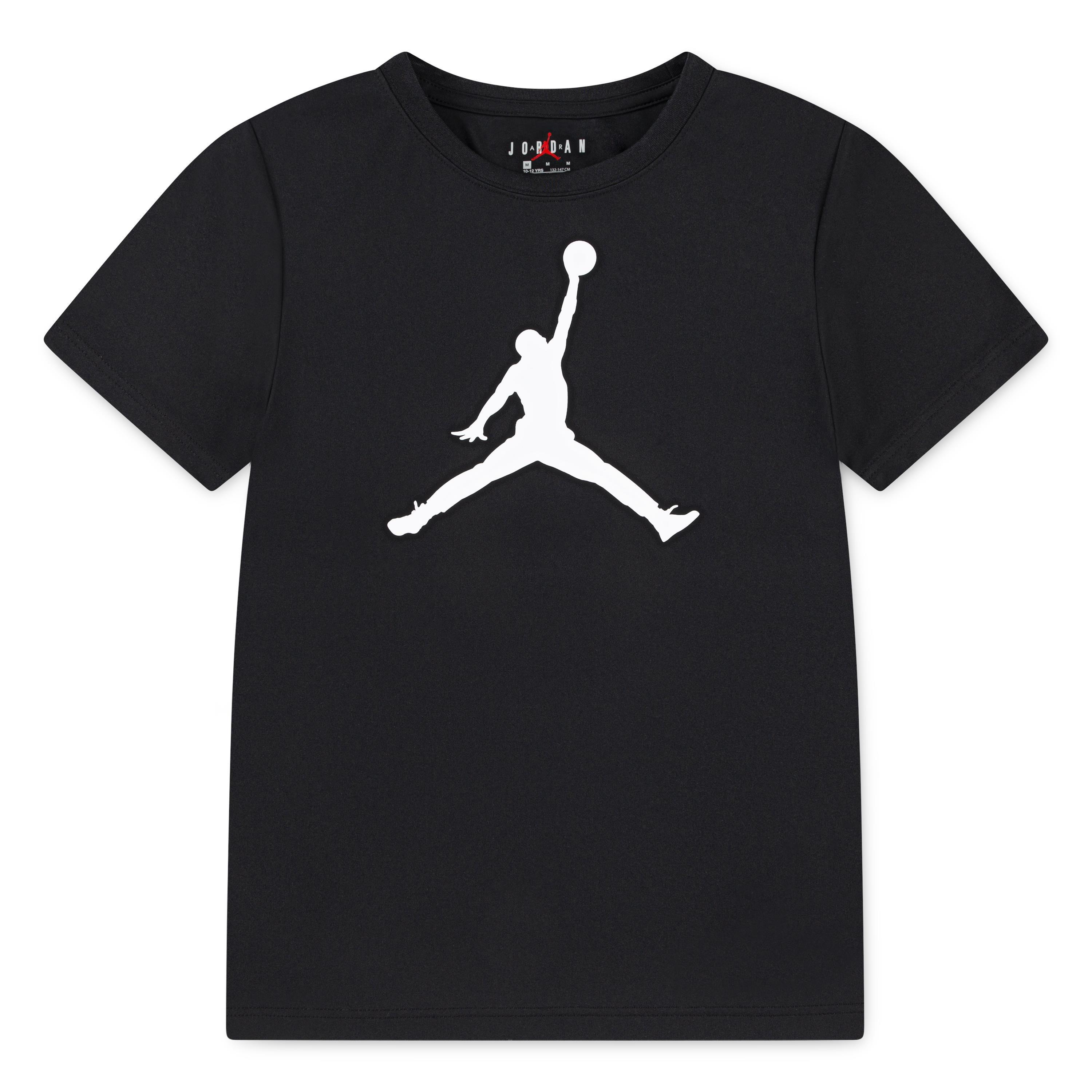 Junior Clothing Jordan T Shirt Boys Nike Kids Boys Black Jordan T