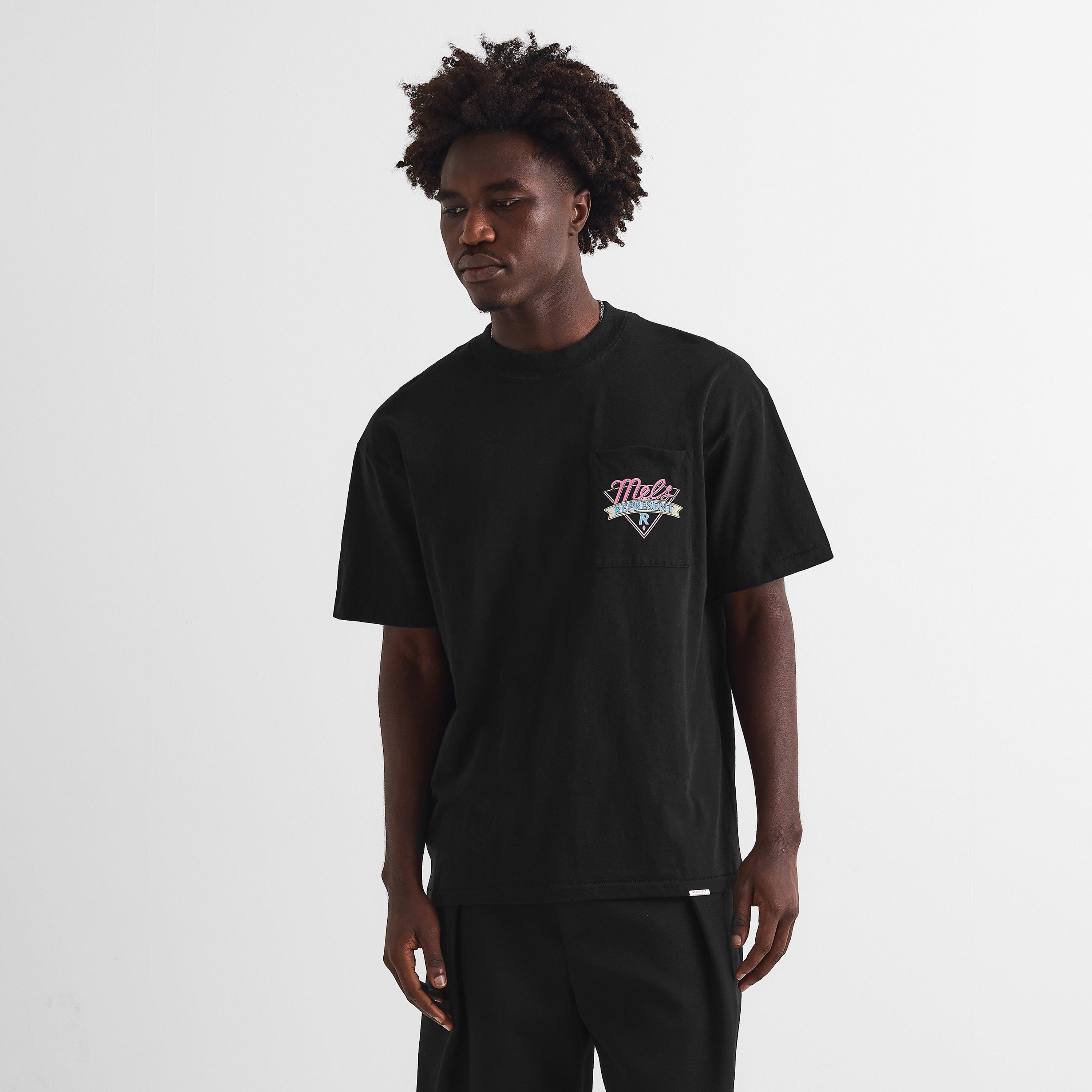 Jet Black - Represent - Men's Oversized T-Shirt - 3