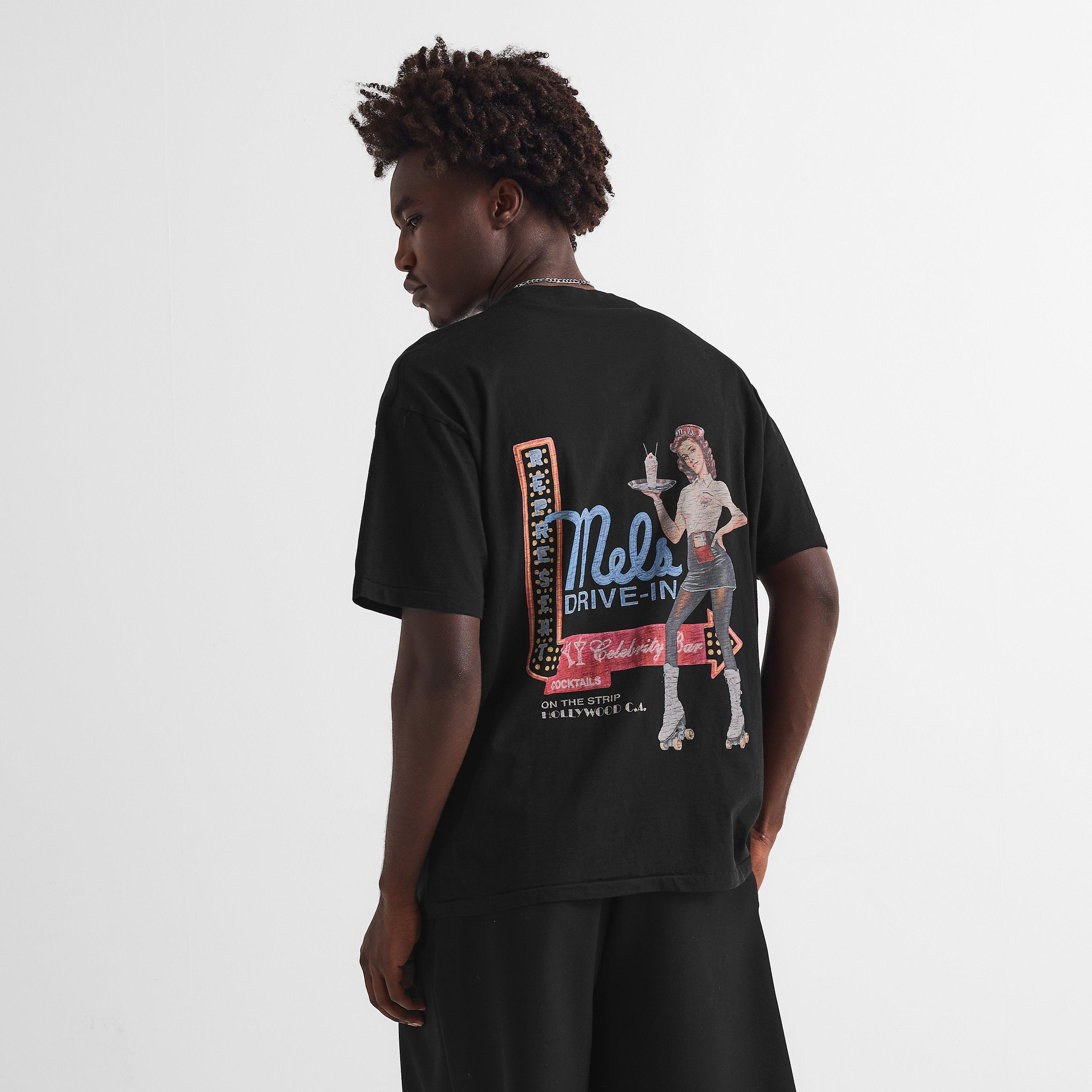 Jet Black - Represent - Men's Oversized T-Shirt - 4