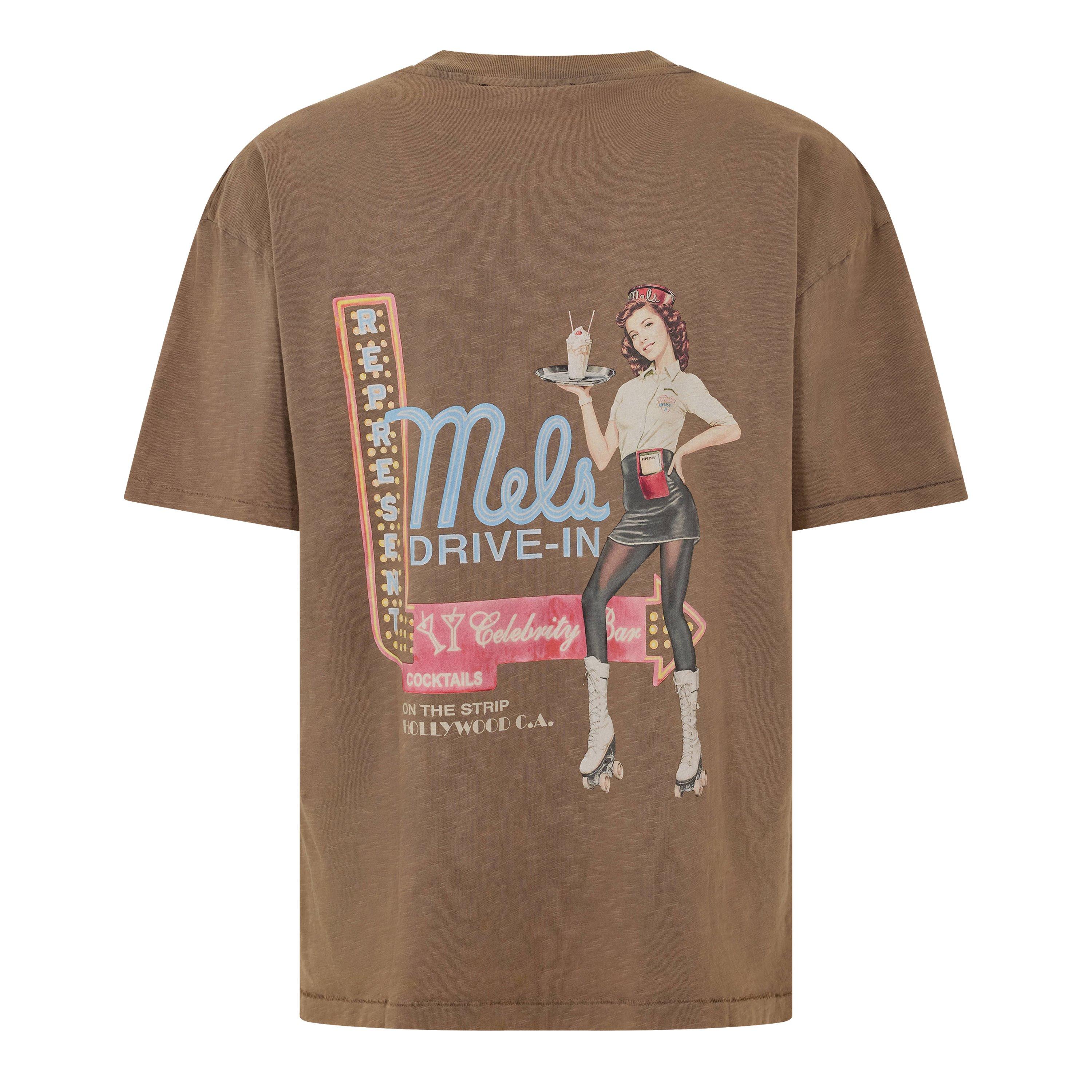 Dusty Brown - Represent - Men's Oversized T-Shirt - 2