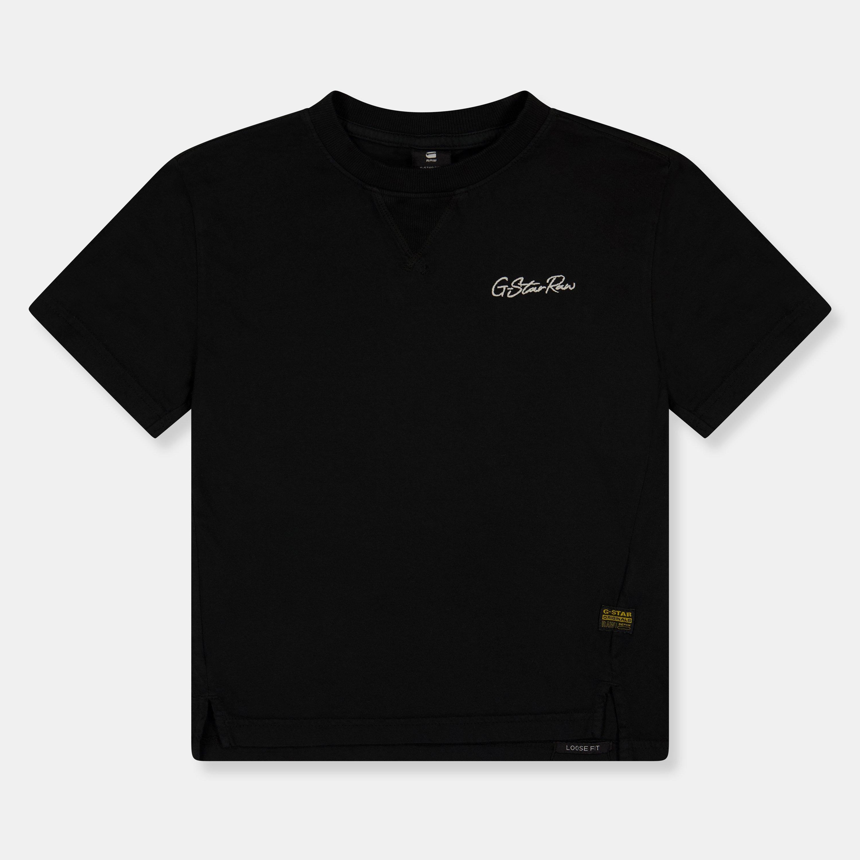 G Star Boys Kids' Logo T-Shirt - Black - 16Y