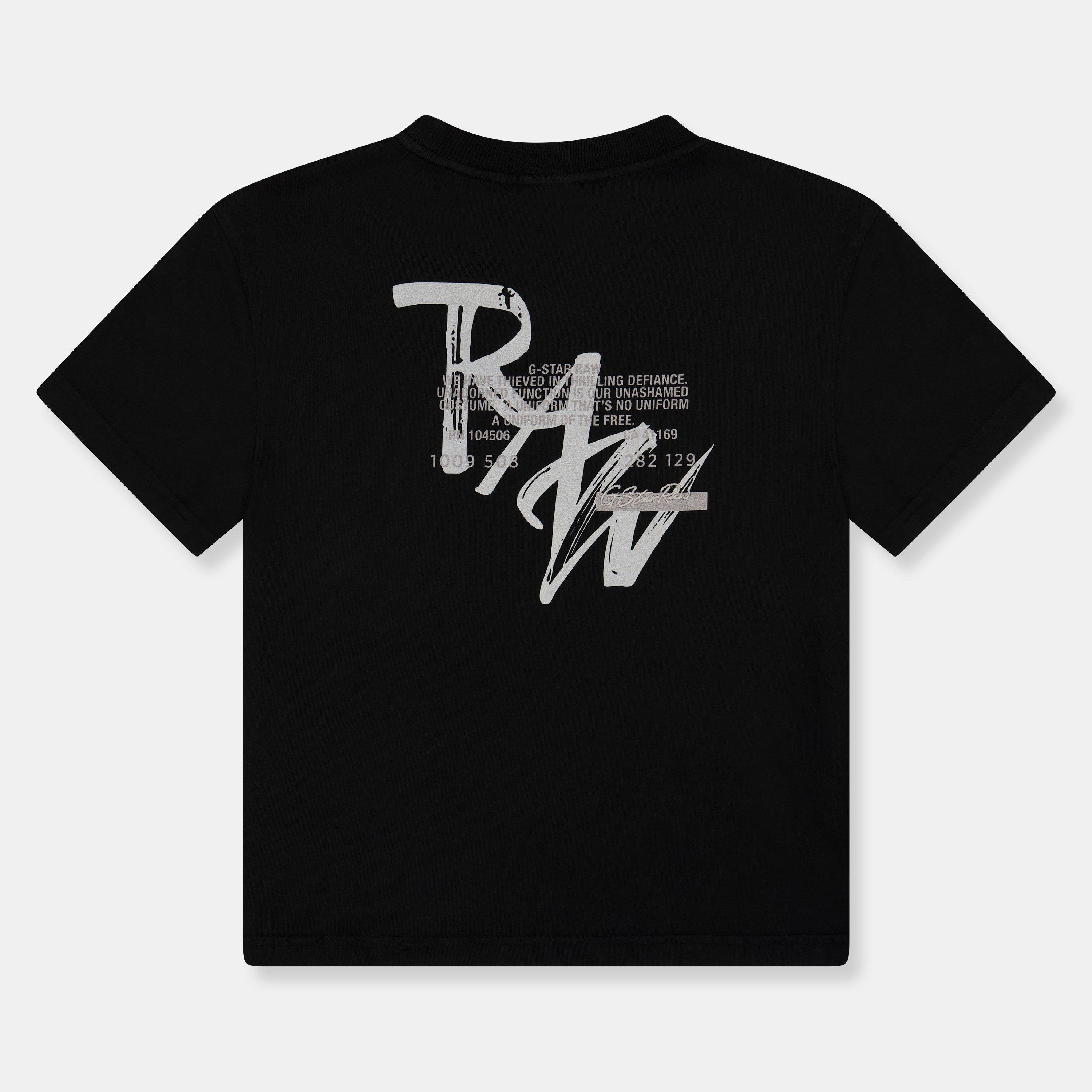 Schwarz - G Star - Kids' Gstar Logo Regular Fit T-Shirt - 2