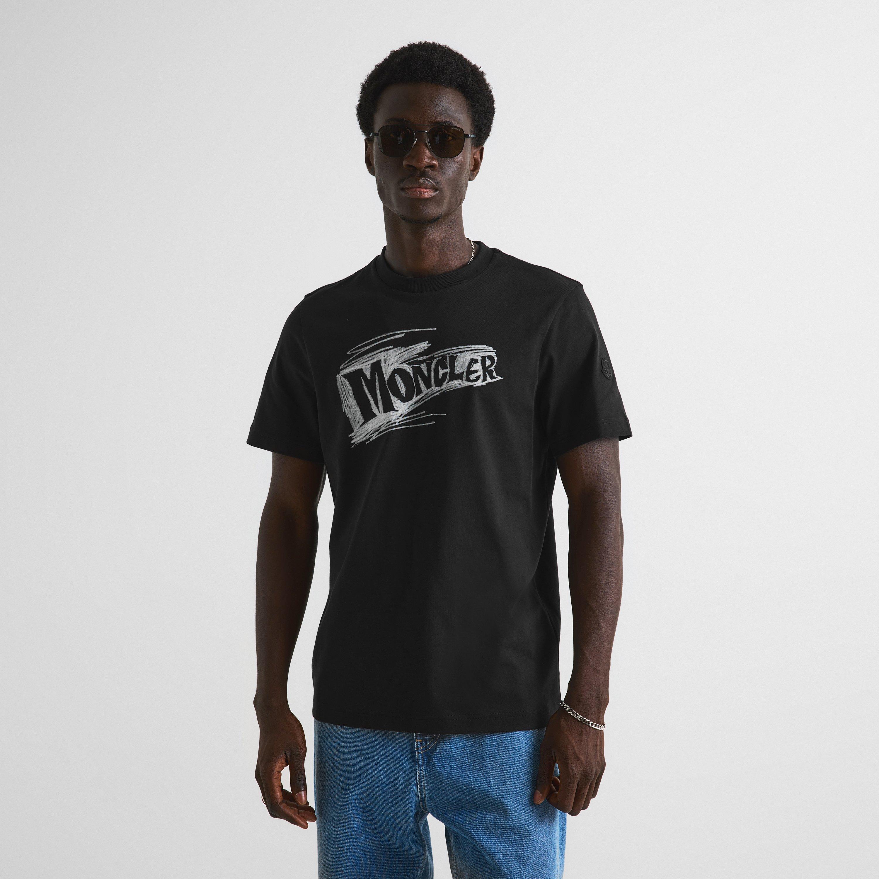 Black 999 - Moncler - Moncler Sketch Tee Sn64 - 3