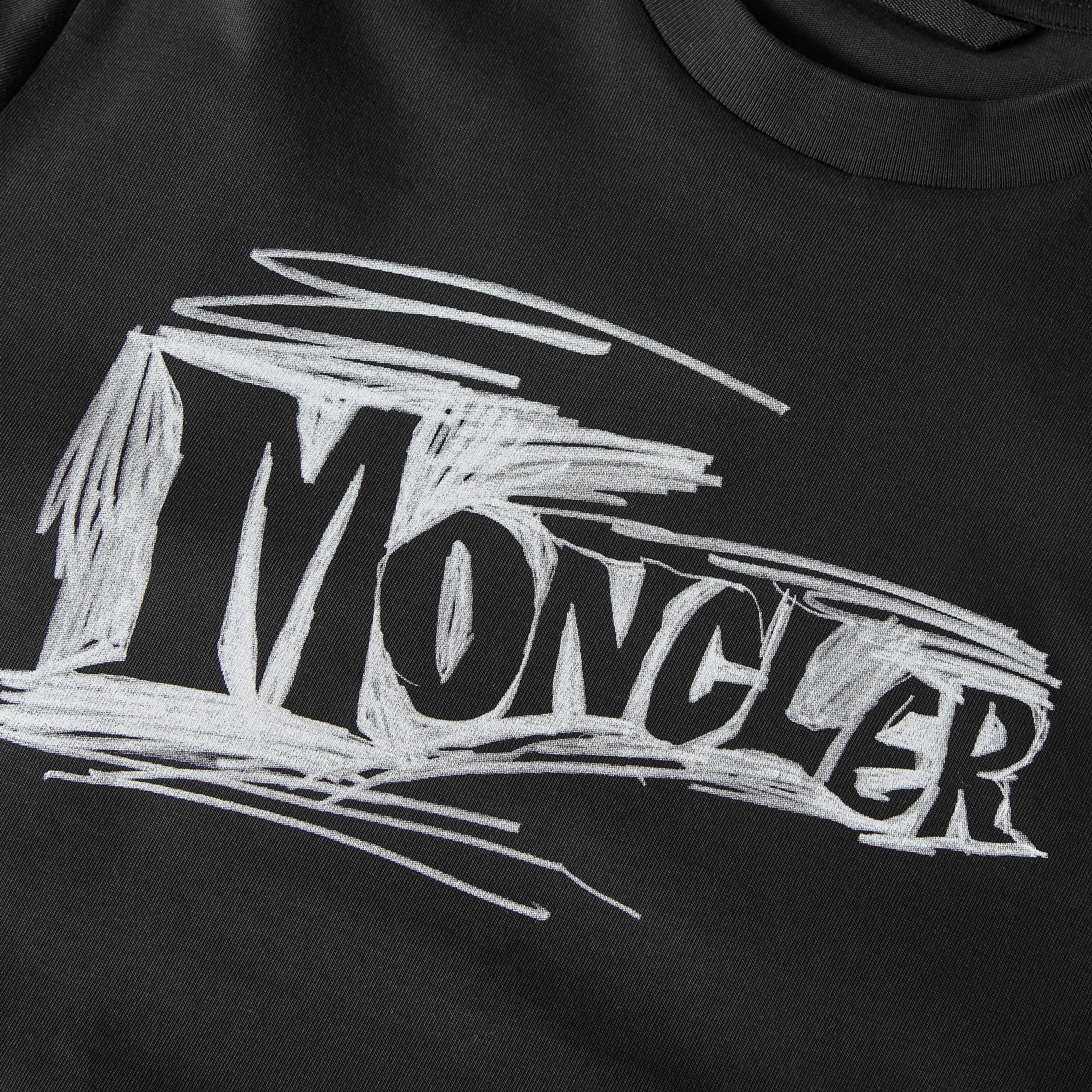 Black 999 - Moncler - Moncler Sketch Tee Sn64 - 3