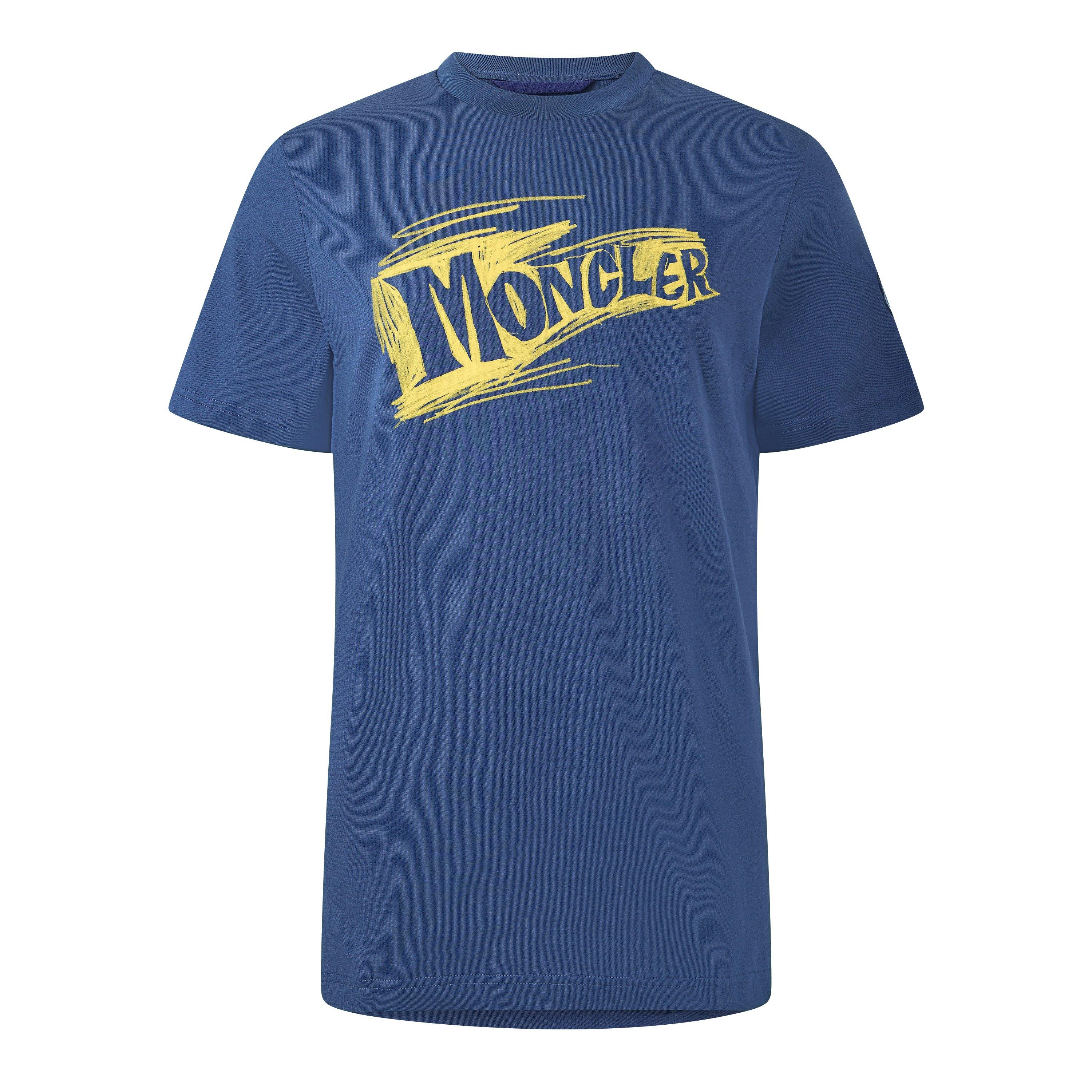 Blue 727 - Moncler - Moncler Sketch Tee Sn64 - 1