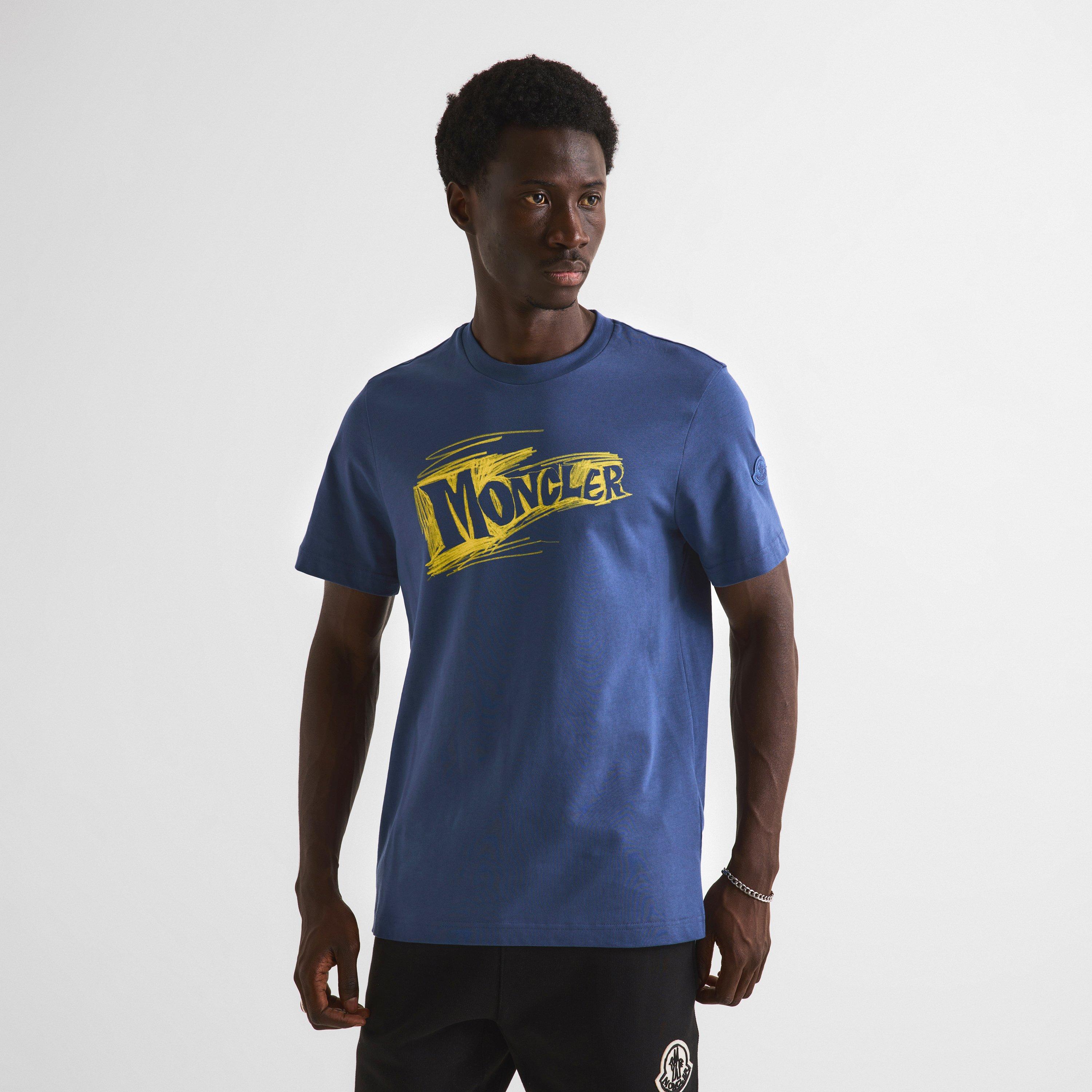 Moncler | Men's Sketch Cotton Crew-Neck Short-Sleeve T-Shirt