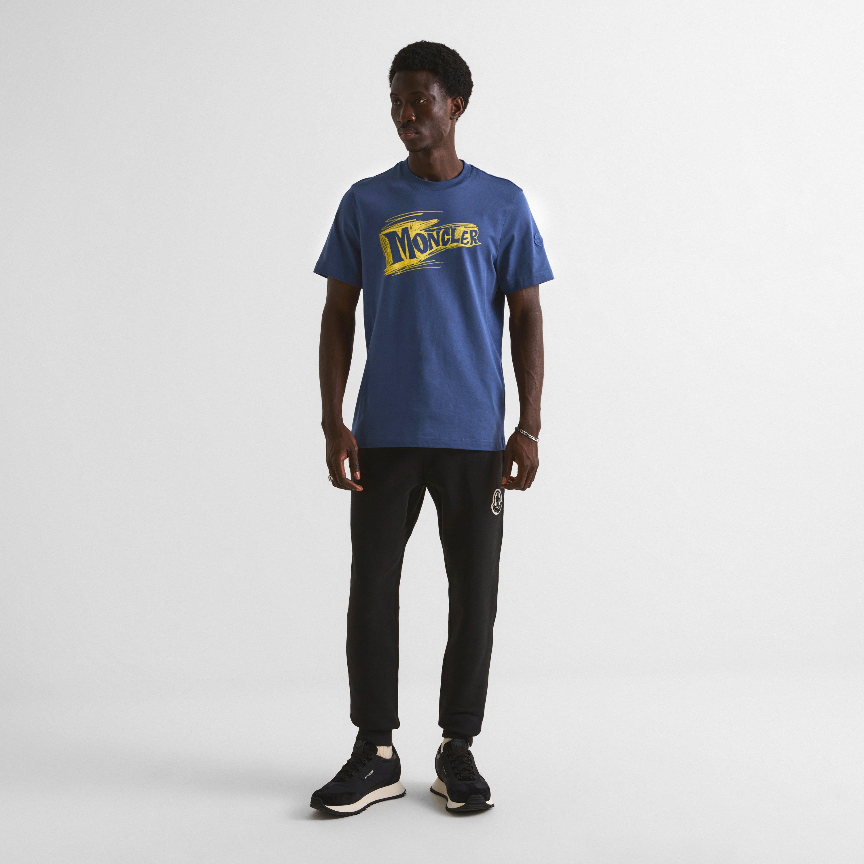 Moncler | Men's Sketch Cotton Crew-Neck Short-Sleeve T-Shirt