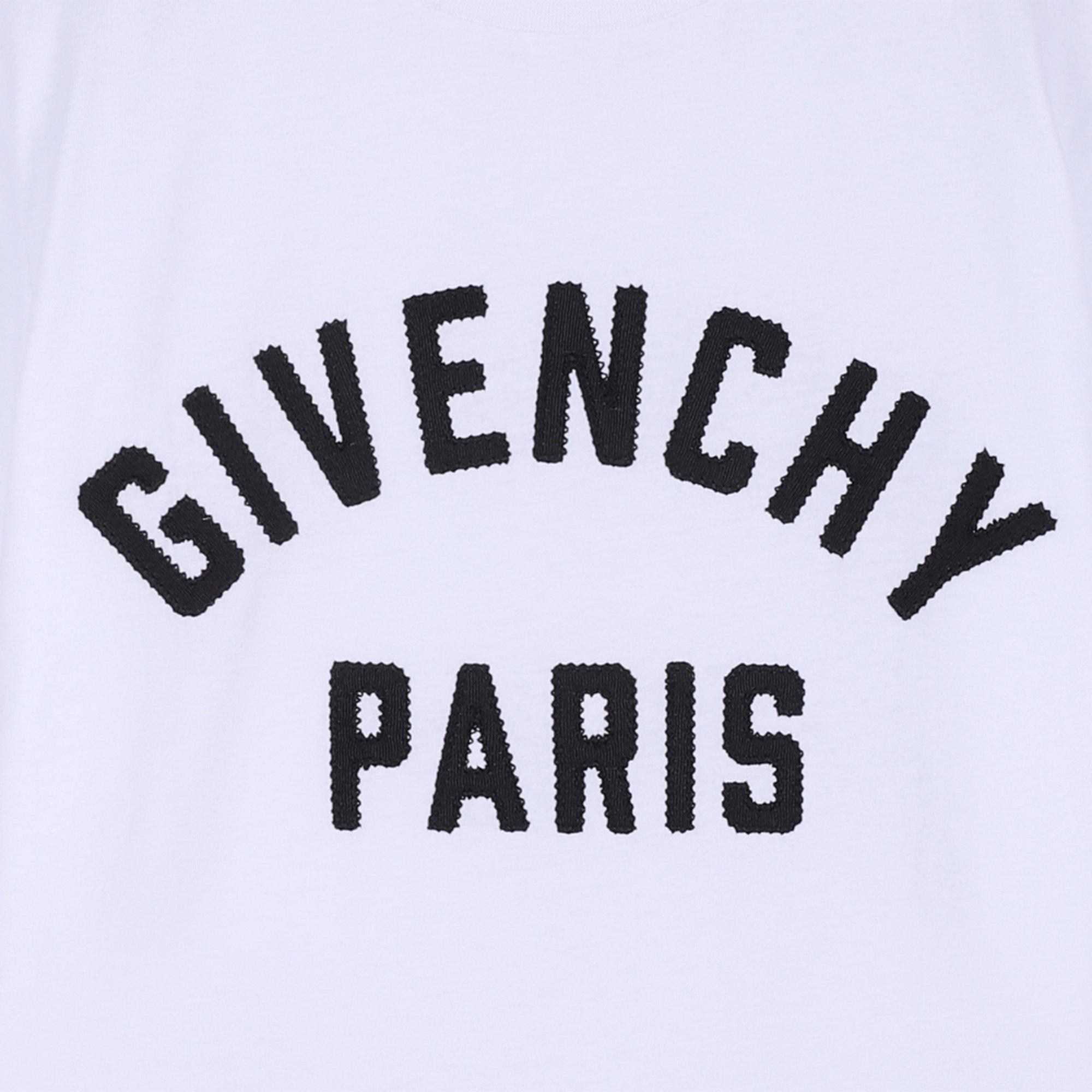 White 10P - GIVENCHY - GIV Logo T-Shirt Jn62 - 3