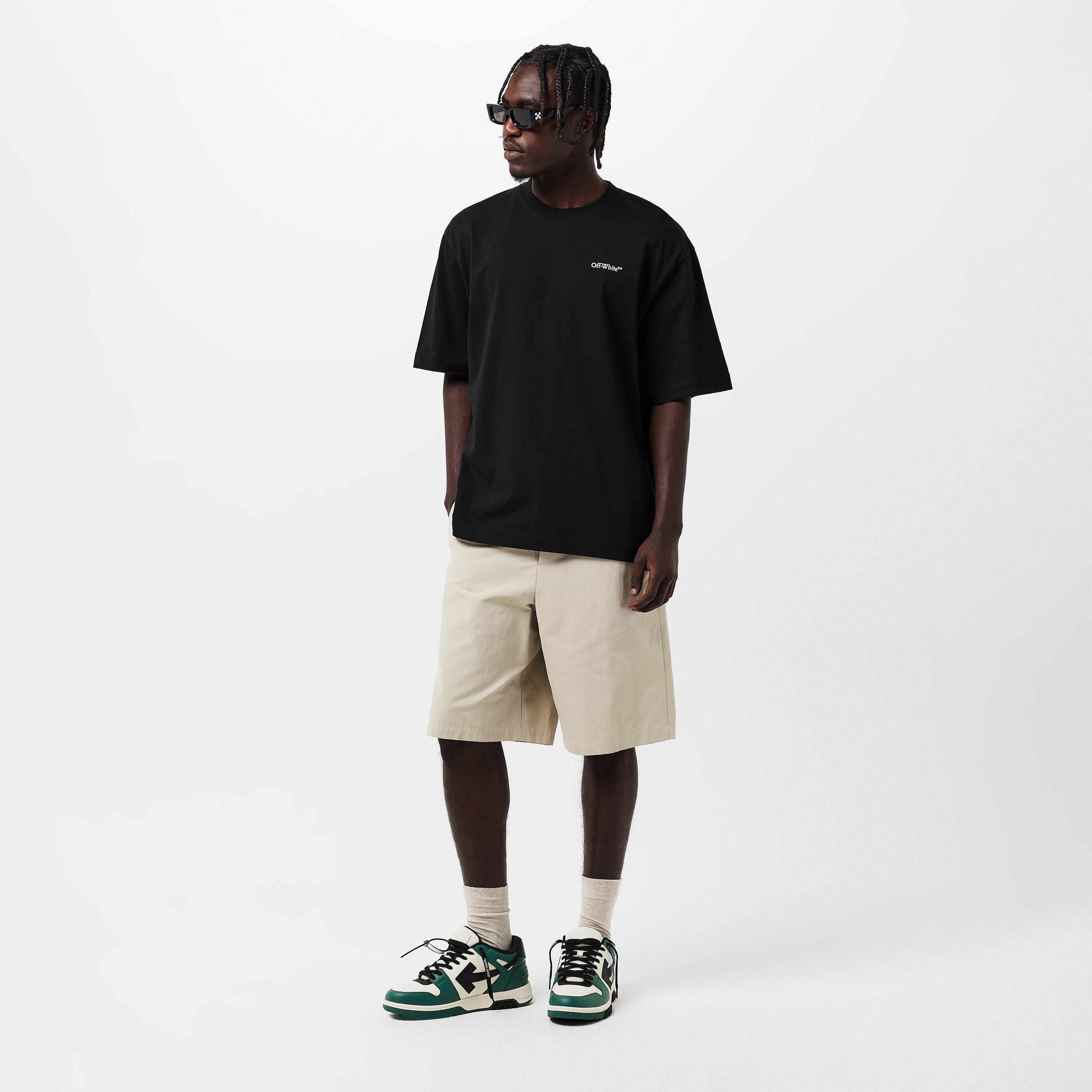 Black - Off White - Men's Regular Fit T-Shirt - 6