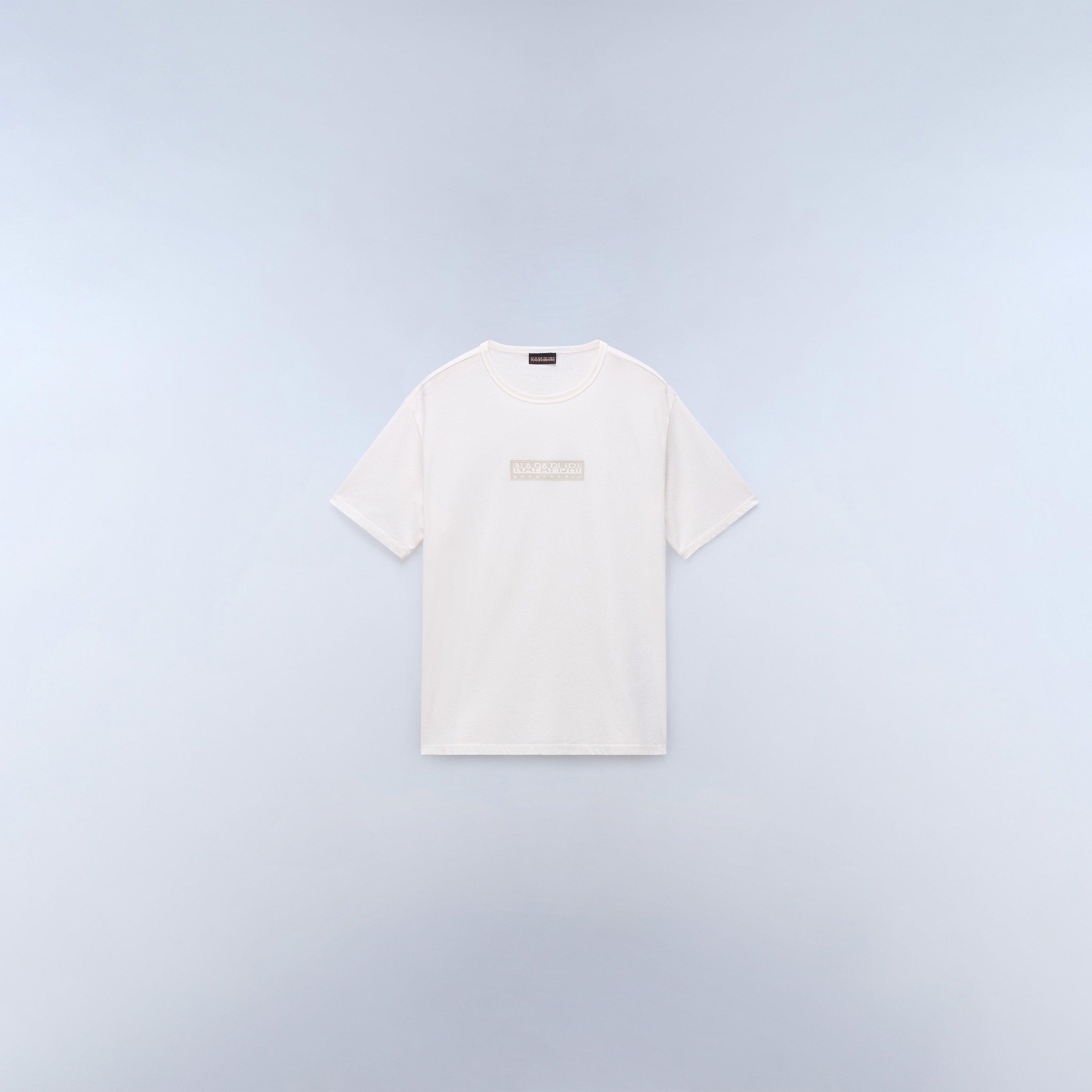 Napapijri Boys Napa Box Logo Tee Juniors - White Whisp N1a - 4Y