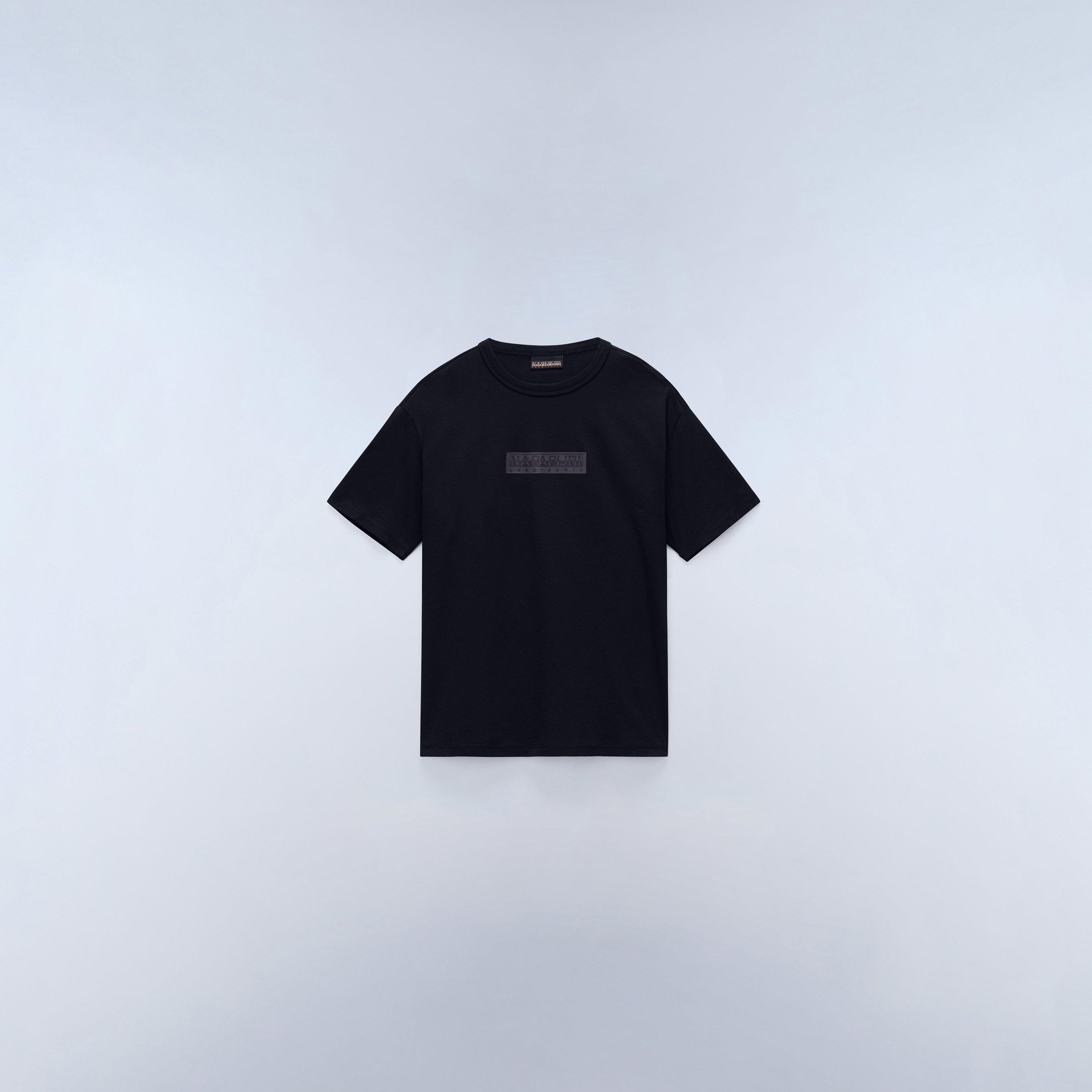 Napapijri Boys Napa Box Logo Tee Juniors - Black 941 - 4Y