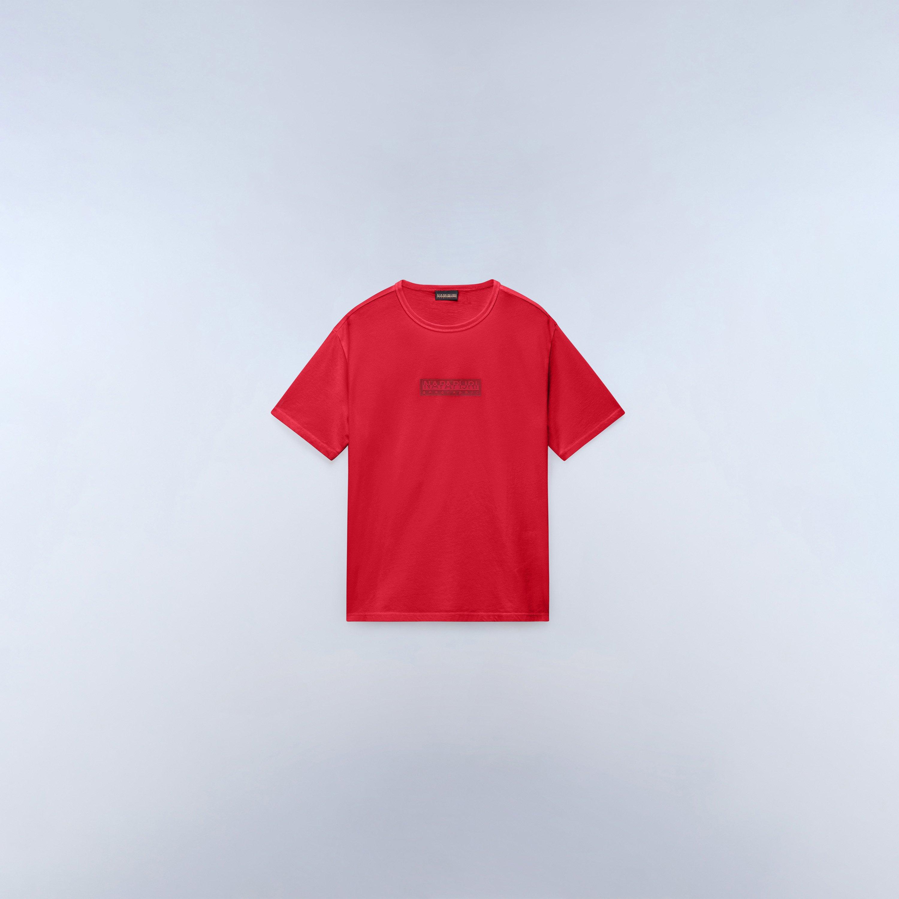 Napapijri Boys Napa Box Logo Tee Juniors - Red Raq - 4Y