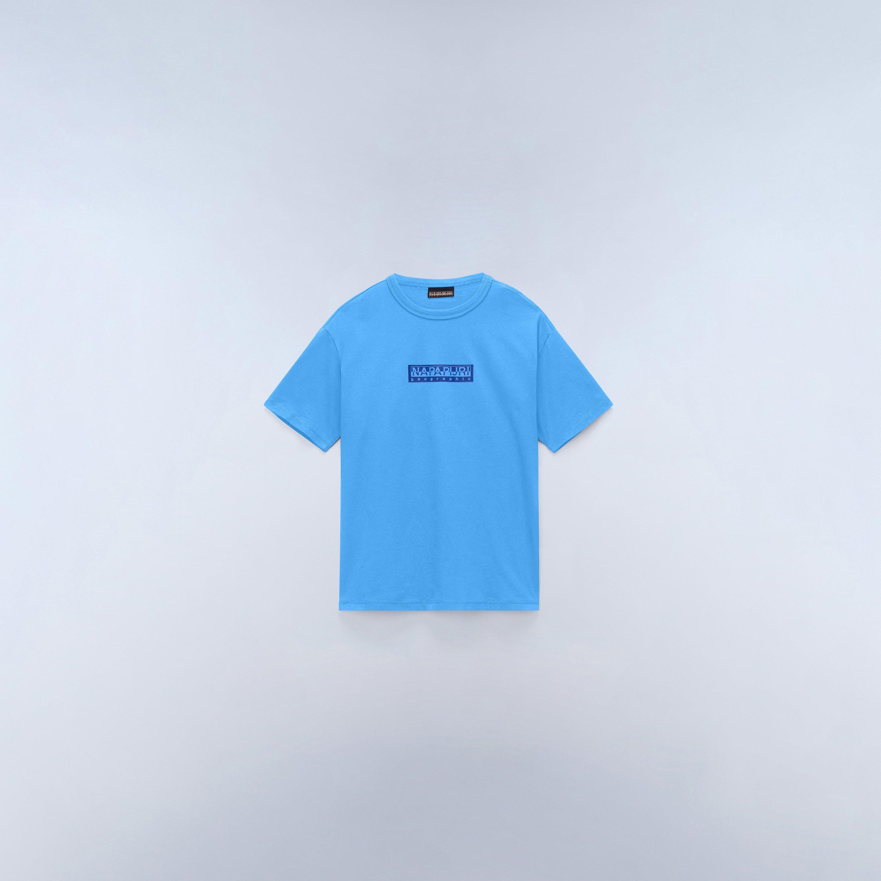 Napapijri Boys Napa Box Logo Tee Juniors - Blue Jasper B9a - 4Y