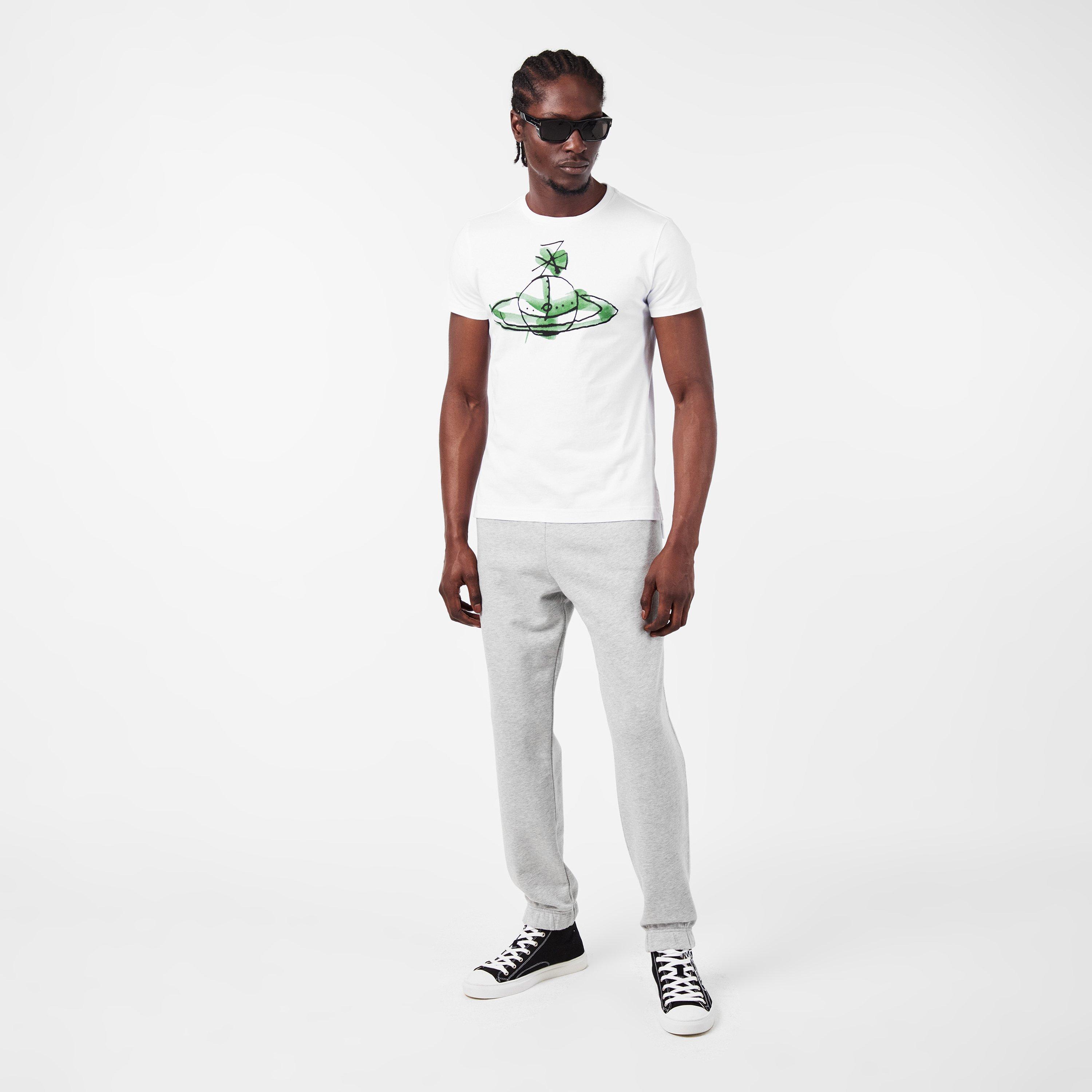White - Vivienne Westwood - Men's Slim Fit T-Shirt - 6