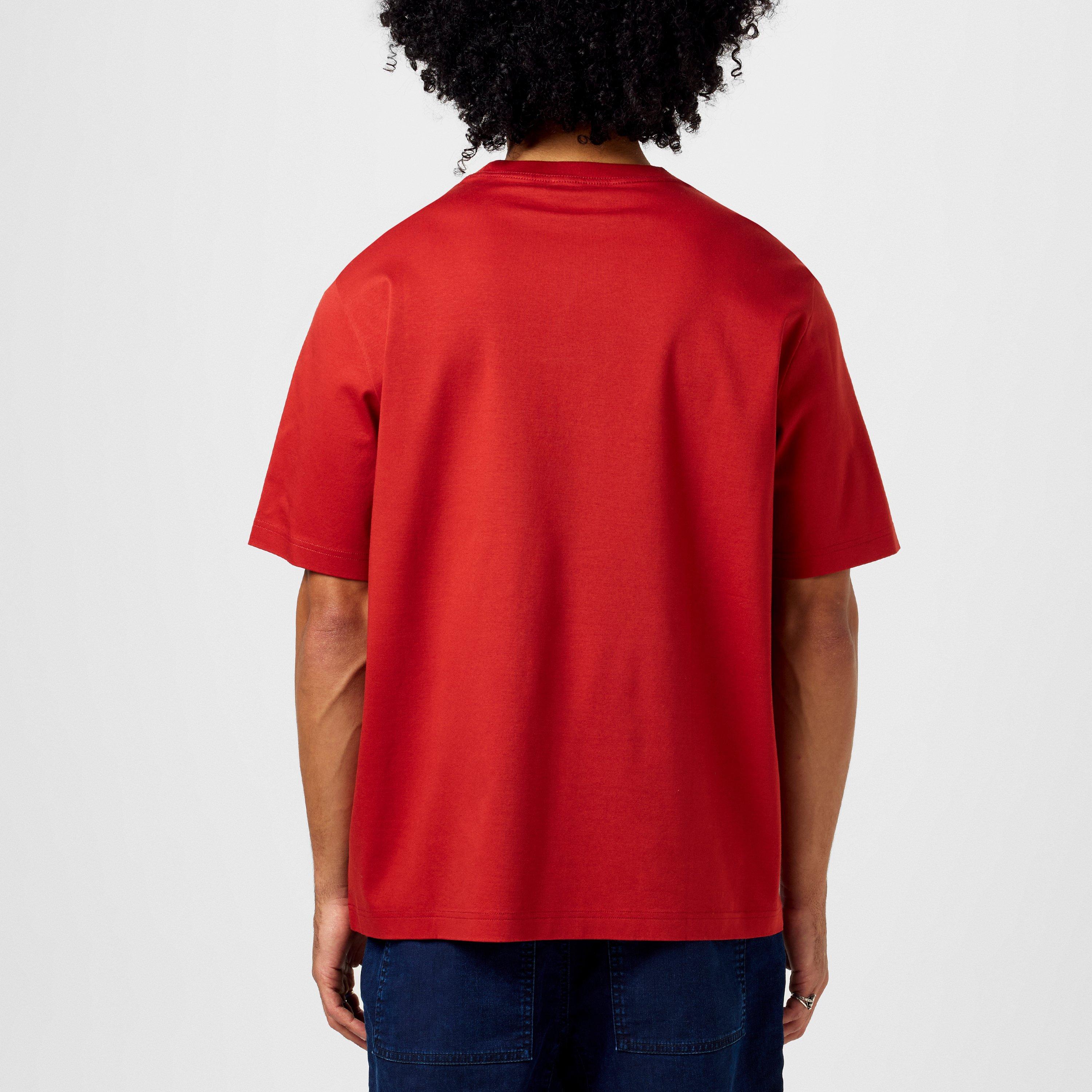 Turk Red 392 - Lanvin - Men's Embroidered Logo Regular Fit T-Shirt - 3