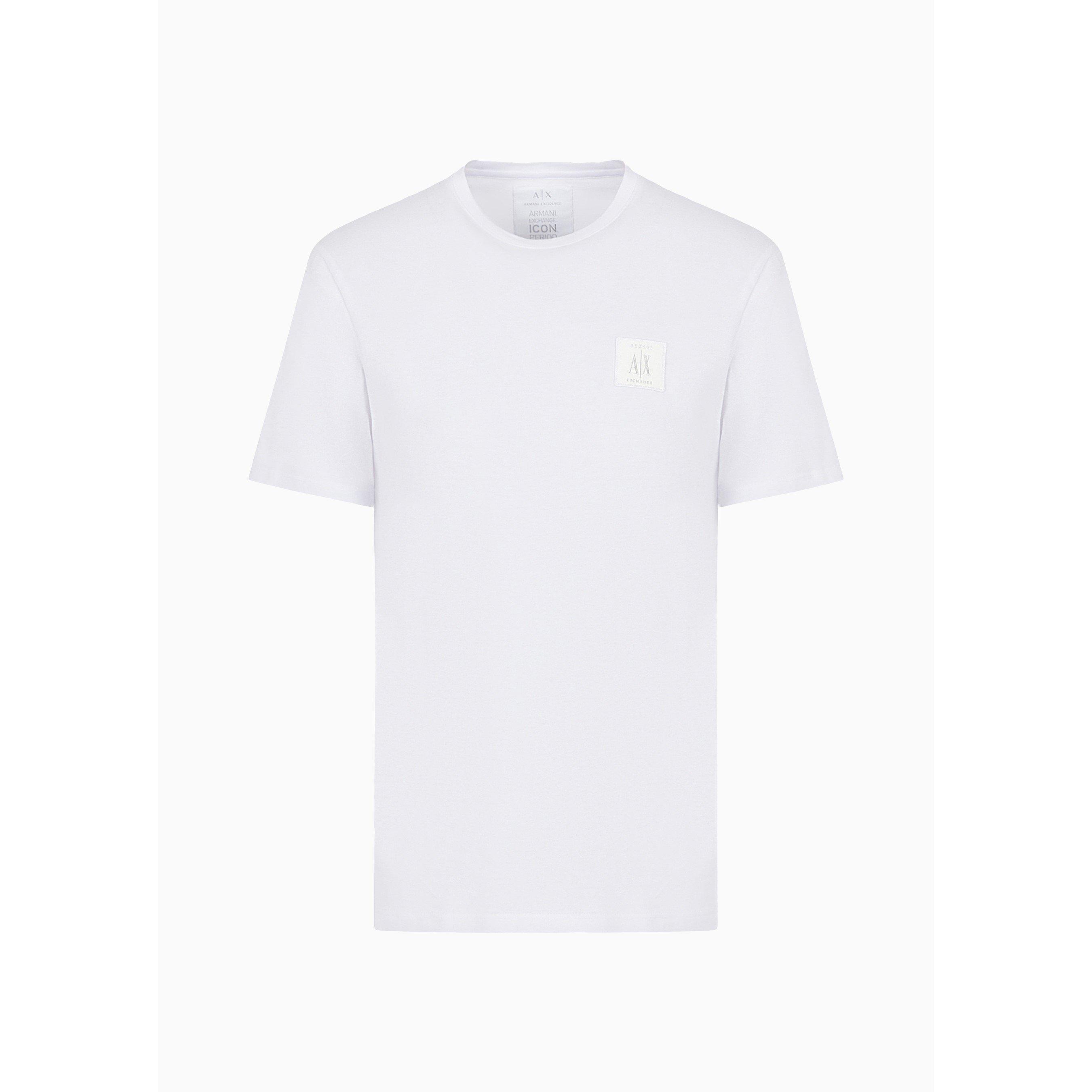 White 1100 - Armani Exchange - Small Icon T-shirt - 8