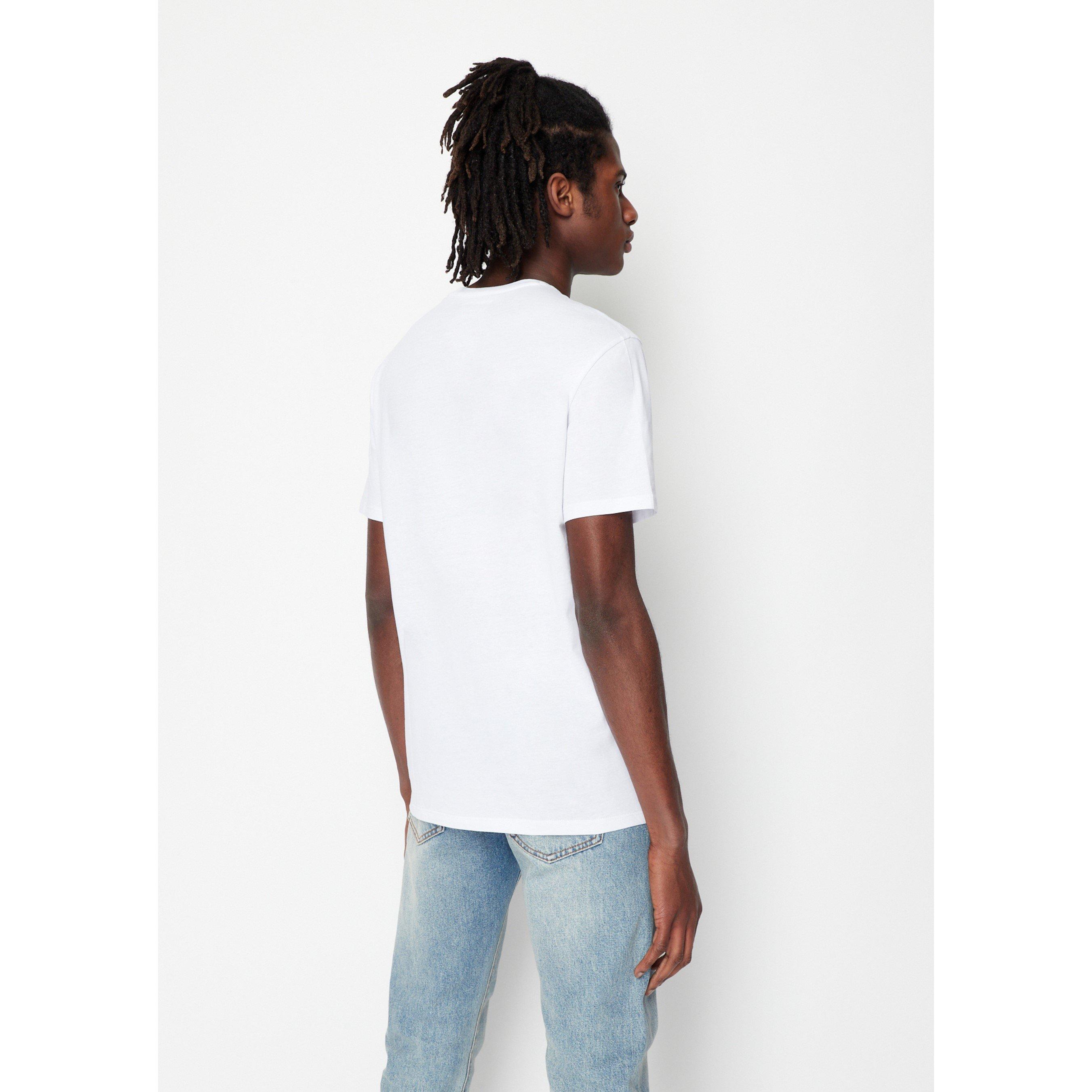 White 1100 - Armani Exchange - Small Icon T-shirt - 4