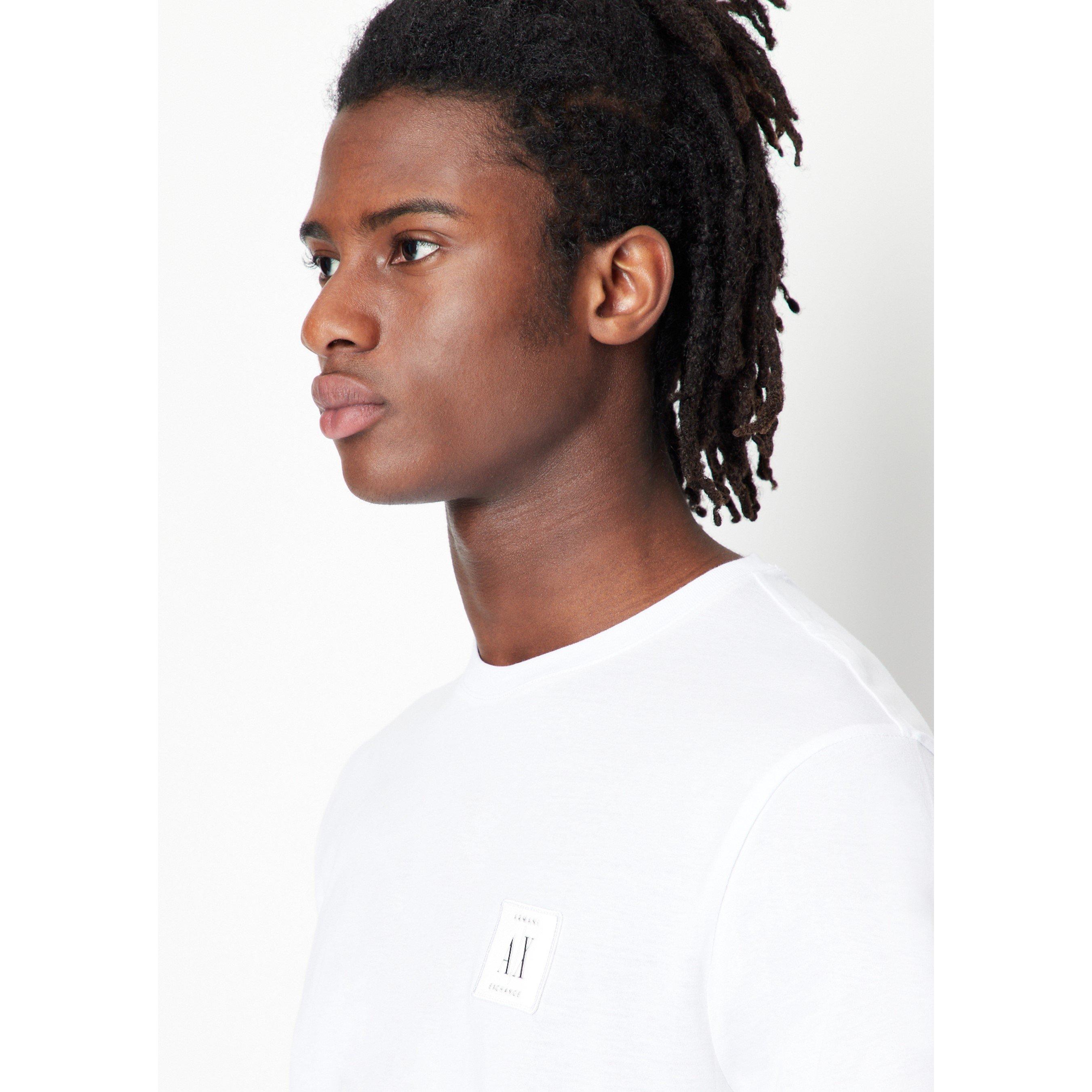 White 1100 - Armani Exchange - Small Icon T-shirt - 5