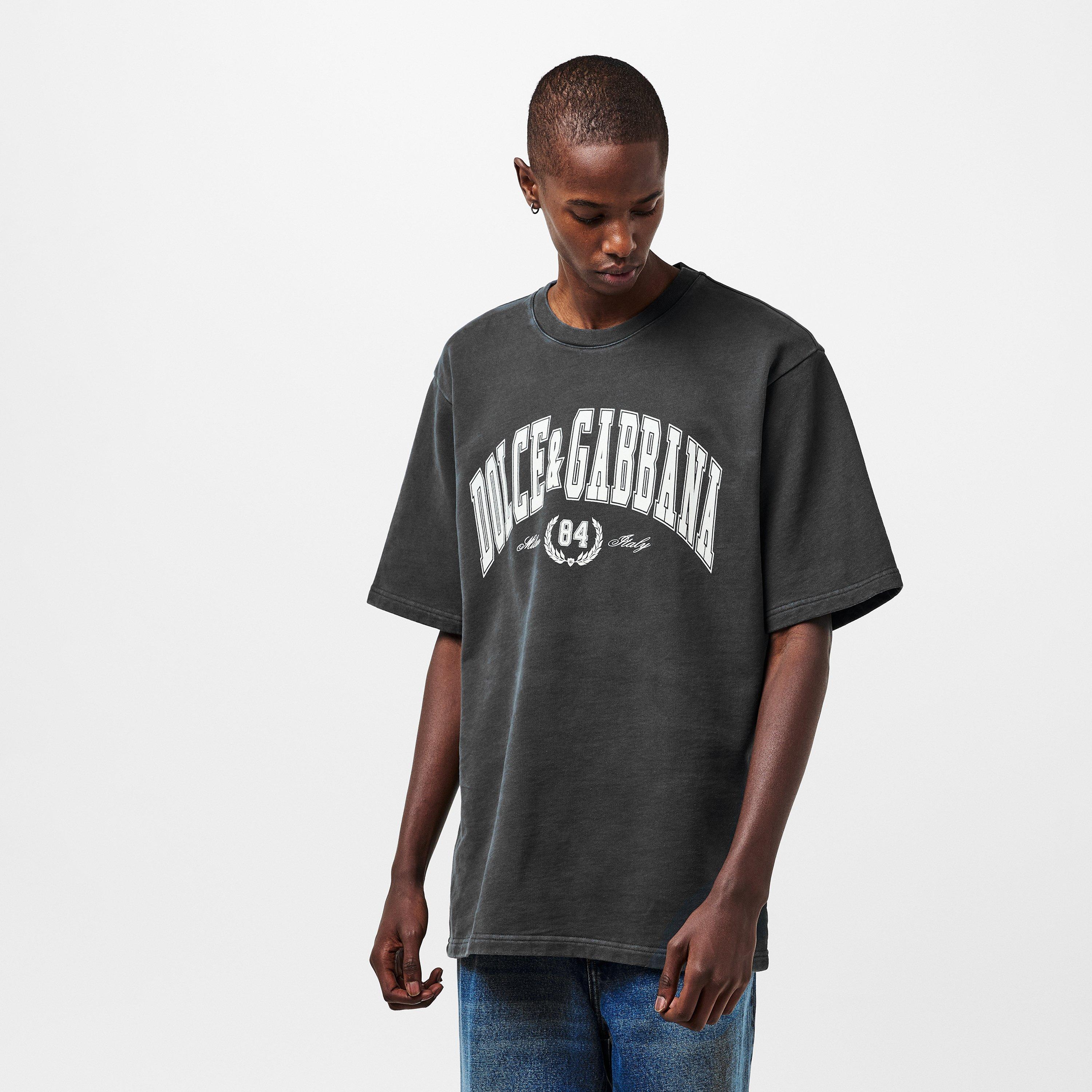 Grigio - Dolce and Gabbana - Men's Varsity T-Shirt - 3