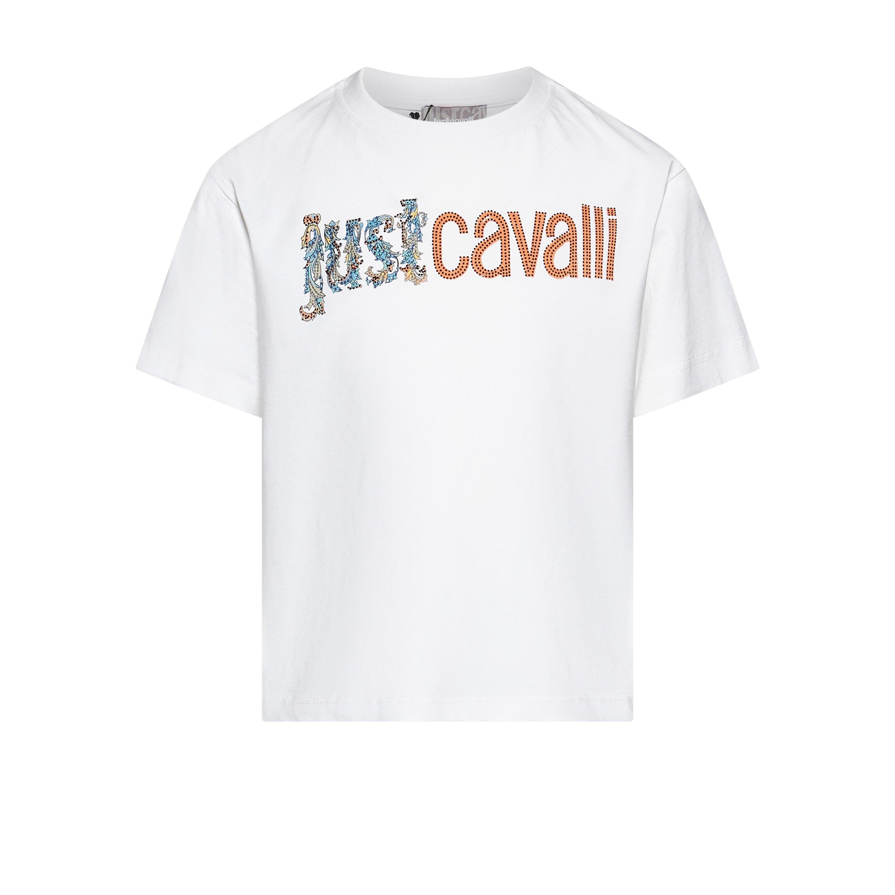 Roberto Cavalli  Kids ' Logo T-Shirt - Fxwhite - 6Y