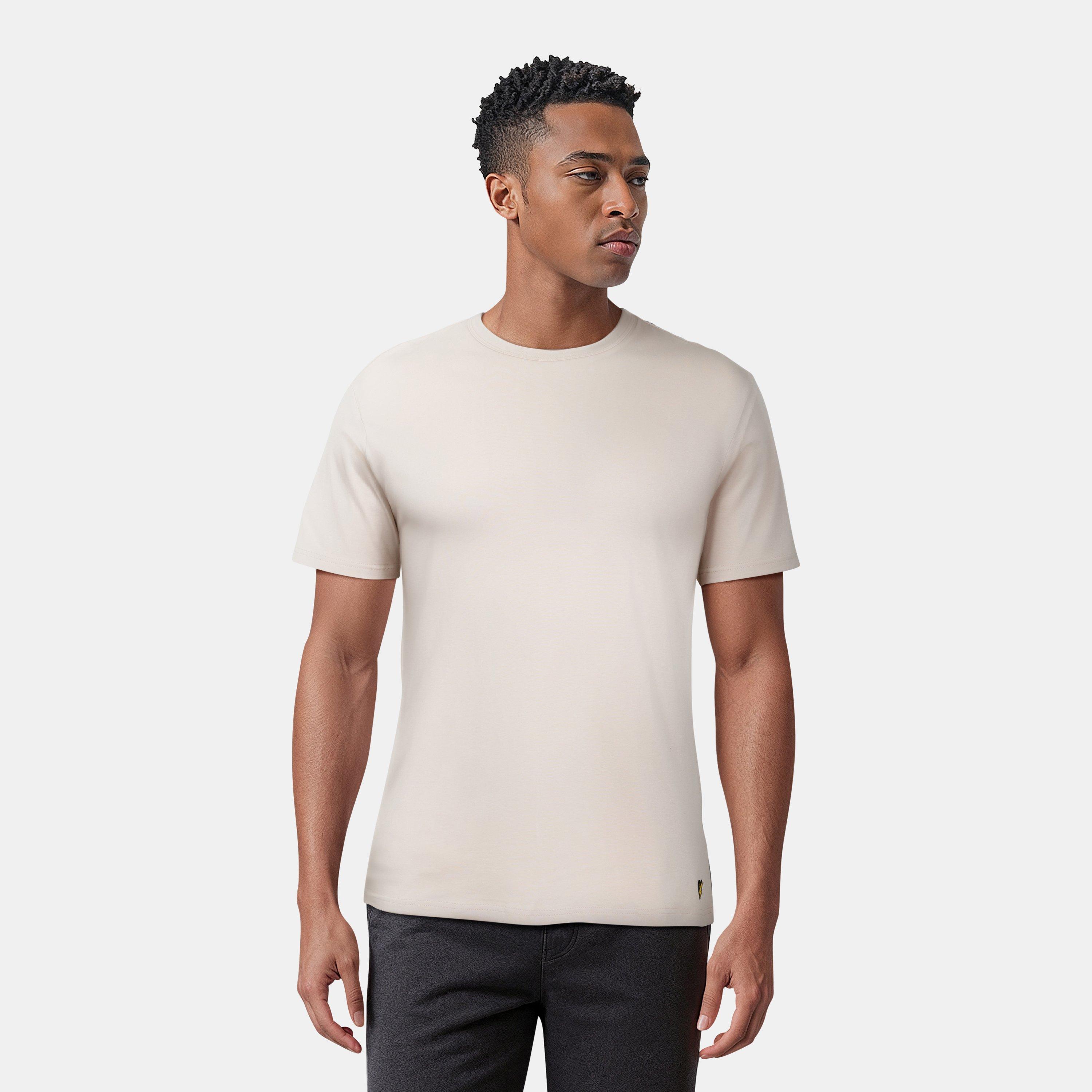 Gre/Cov/BurX259 - Lyle and Scott - Regular Fit Pack T-Shirt - 4