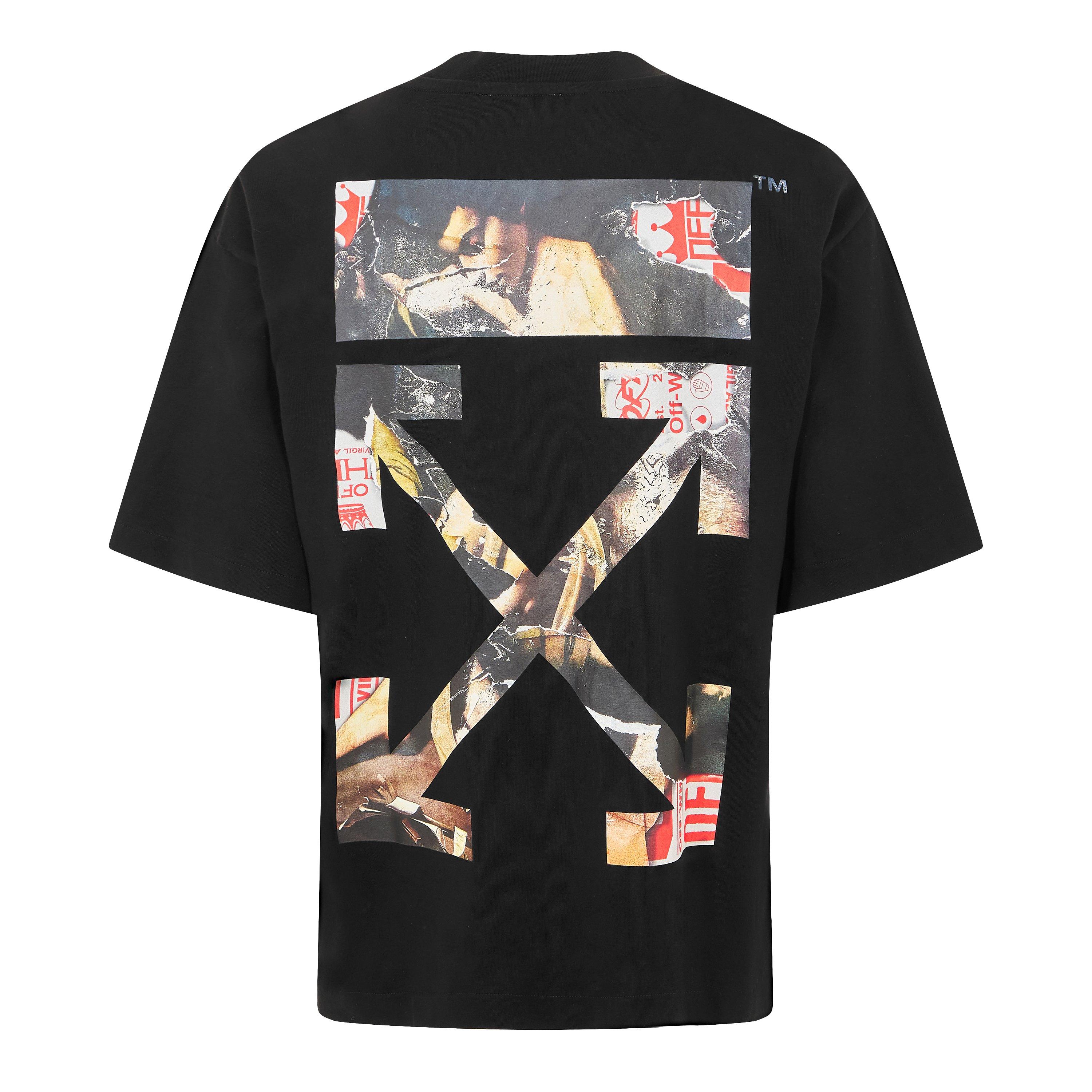 Off White Men's Paint Arrow T-Shirt - Black - S