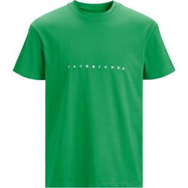 Jack and Jones Logo Short Sleeve T Shirt Mens