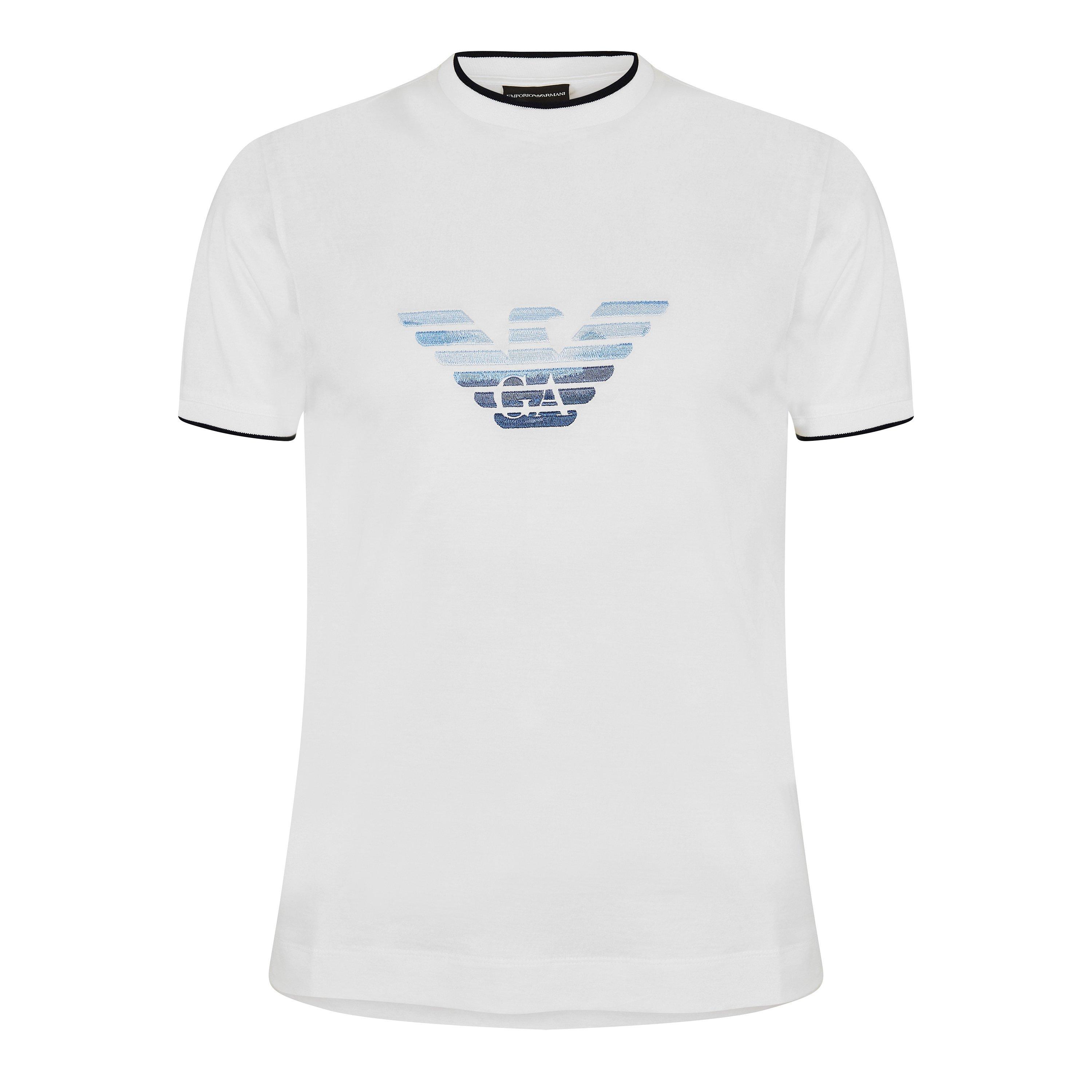 Emporio Armani Men's T-Shirt - Off White - 2XL
