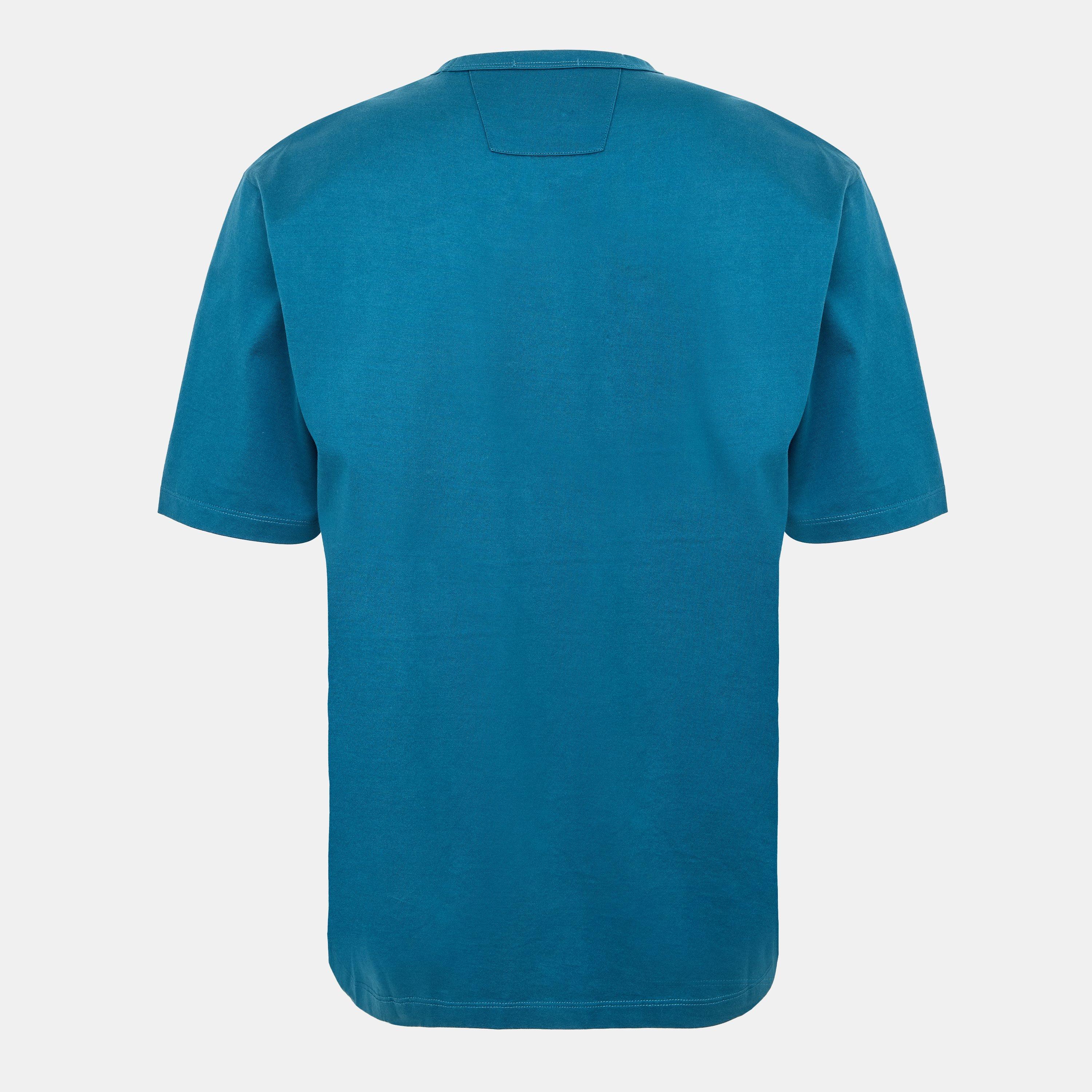 Morocco Blu 849 - CP Company Metropolis - Men's Front Logo T-Shirt - 2