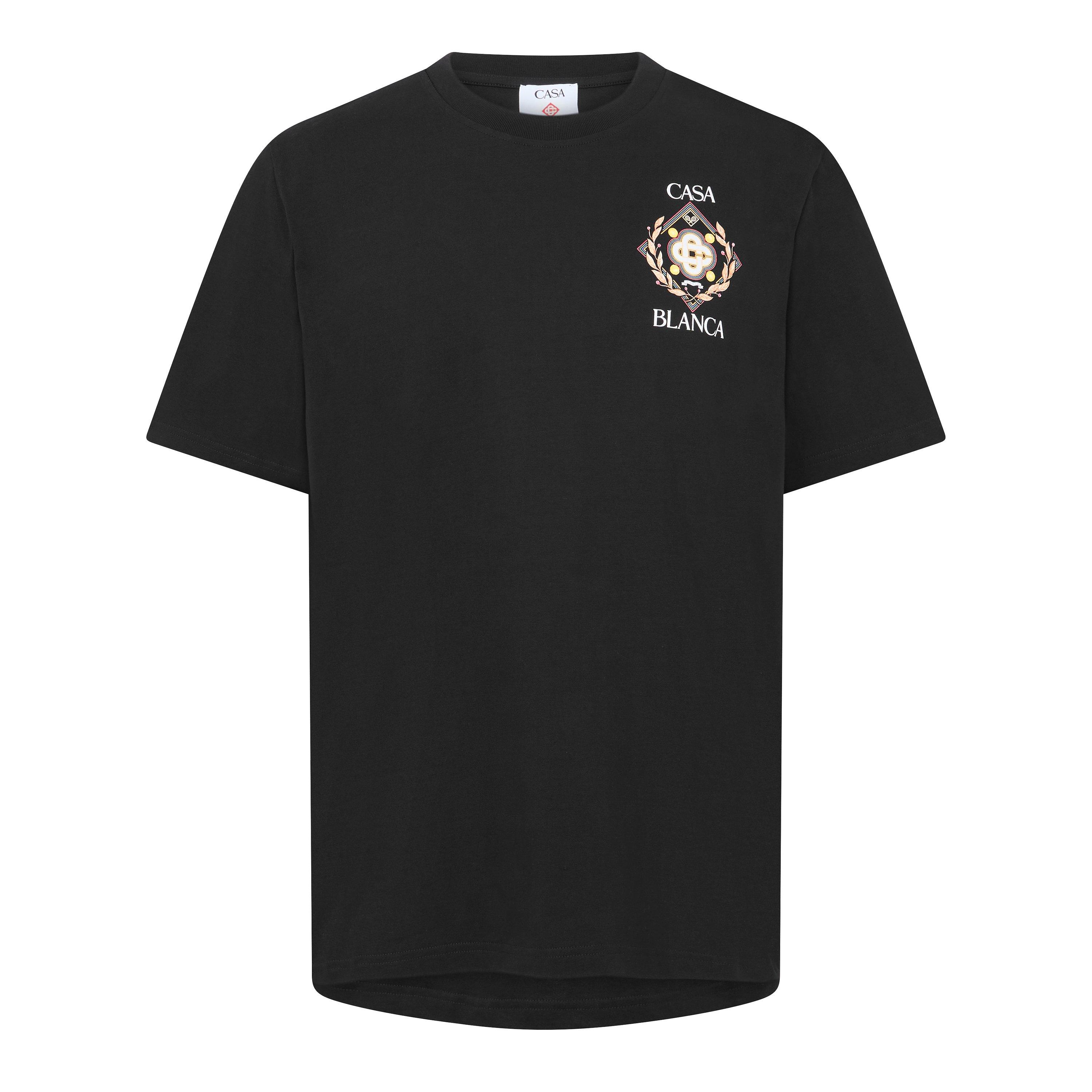Black - Casablanca - Casa Champion Tee Sn00 - 1