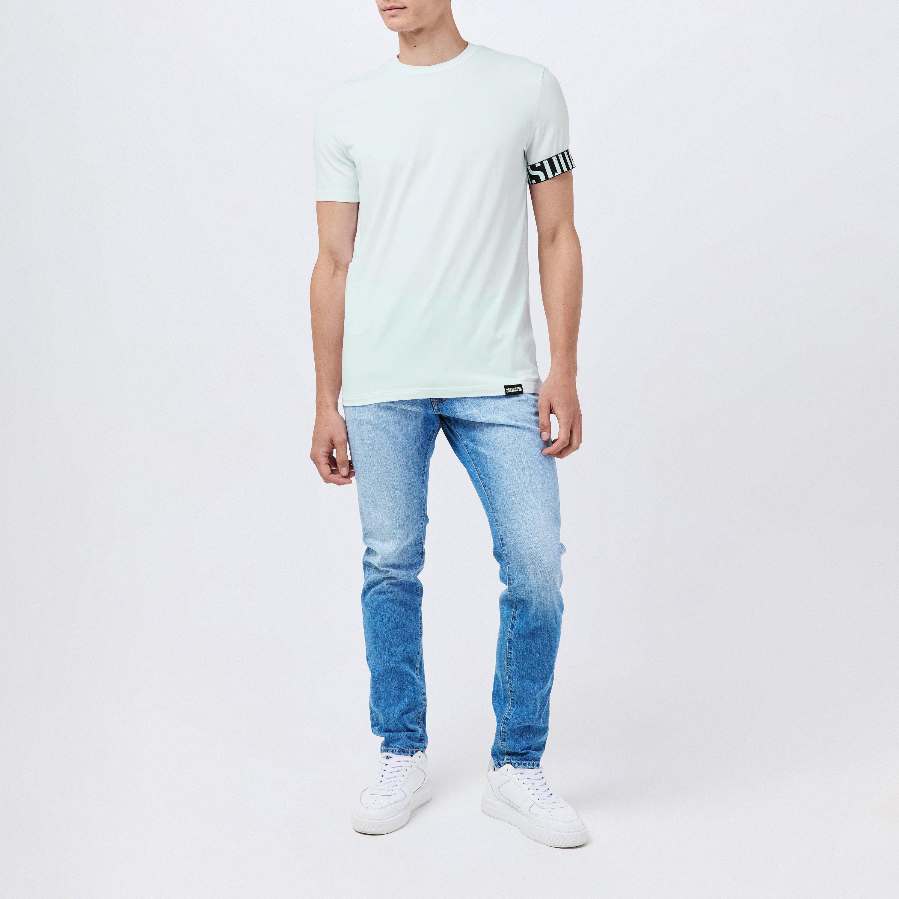 White Black - DSquared2 - Men's DSQ Urban Slim Fit T-Shirt - 6