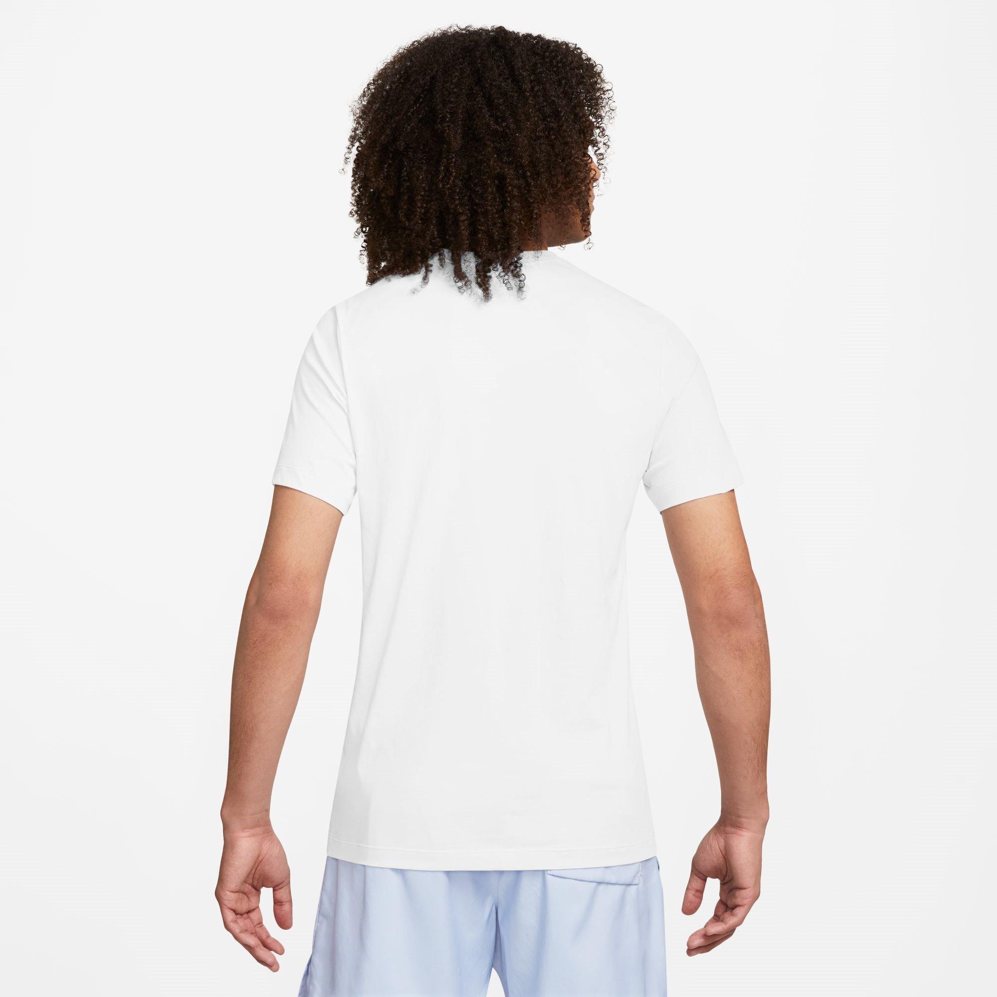 Weiß/Schwarz - Nike - Just Do It Swoosh T-Shirt Mens - 4