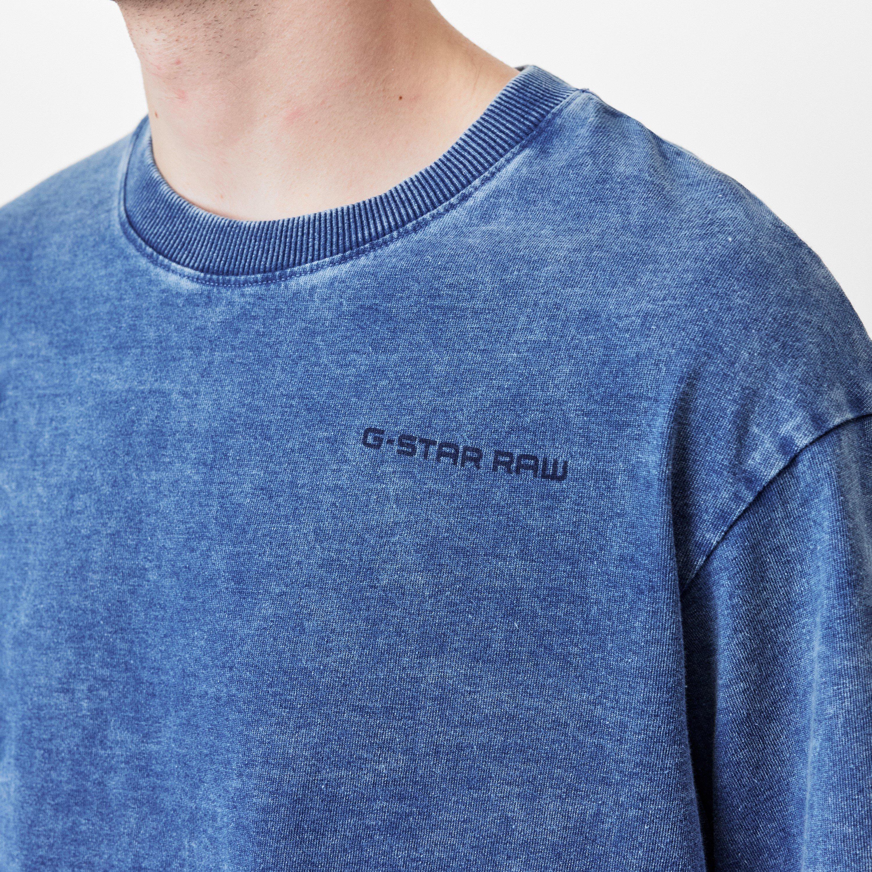 Izblijedjelo plavo - G Star - Indigo Boxy T-Shirt - 5