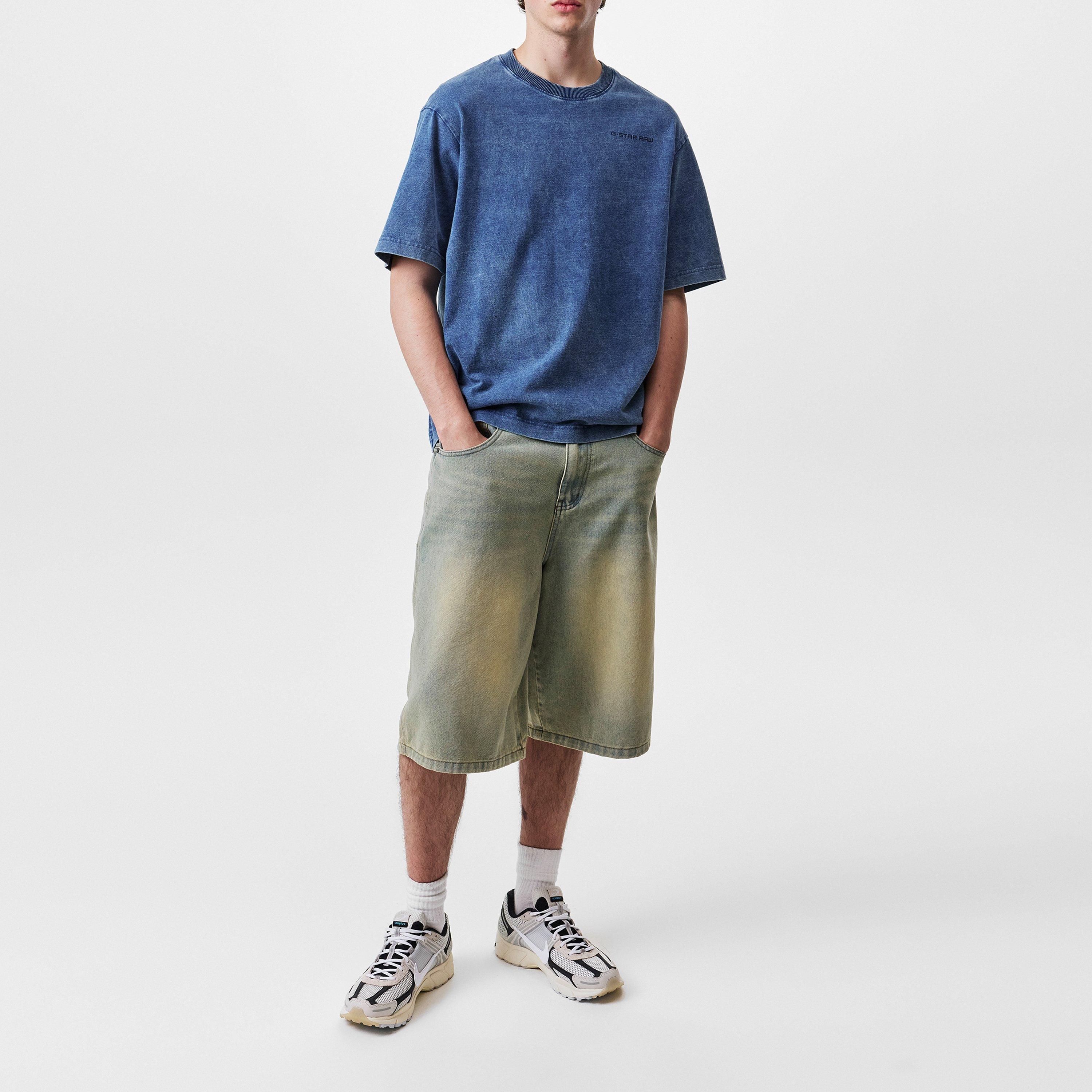 Izblijedjelo plavo - G Star - Indigo Boxy T-Shirt - 6