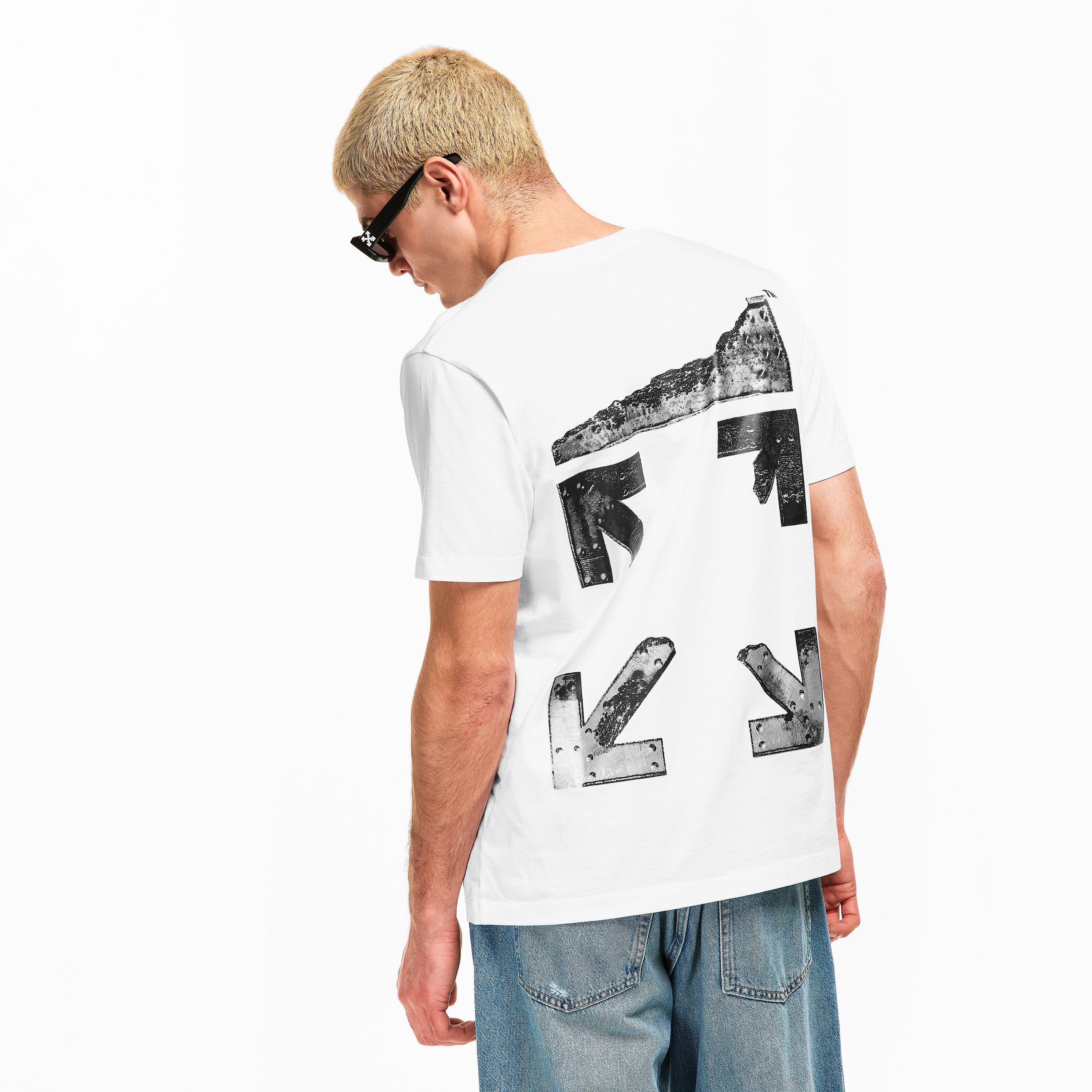 White 1000 - Off White - Men's Metal Arrow T-Shirt - 4
