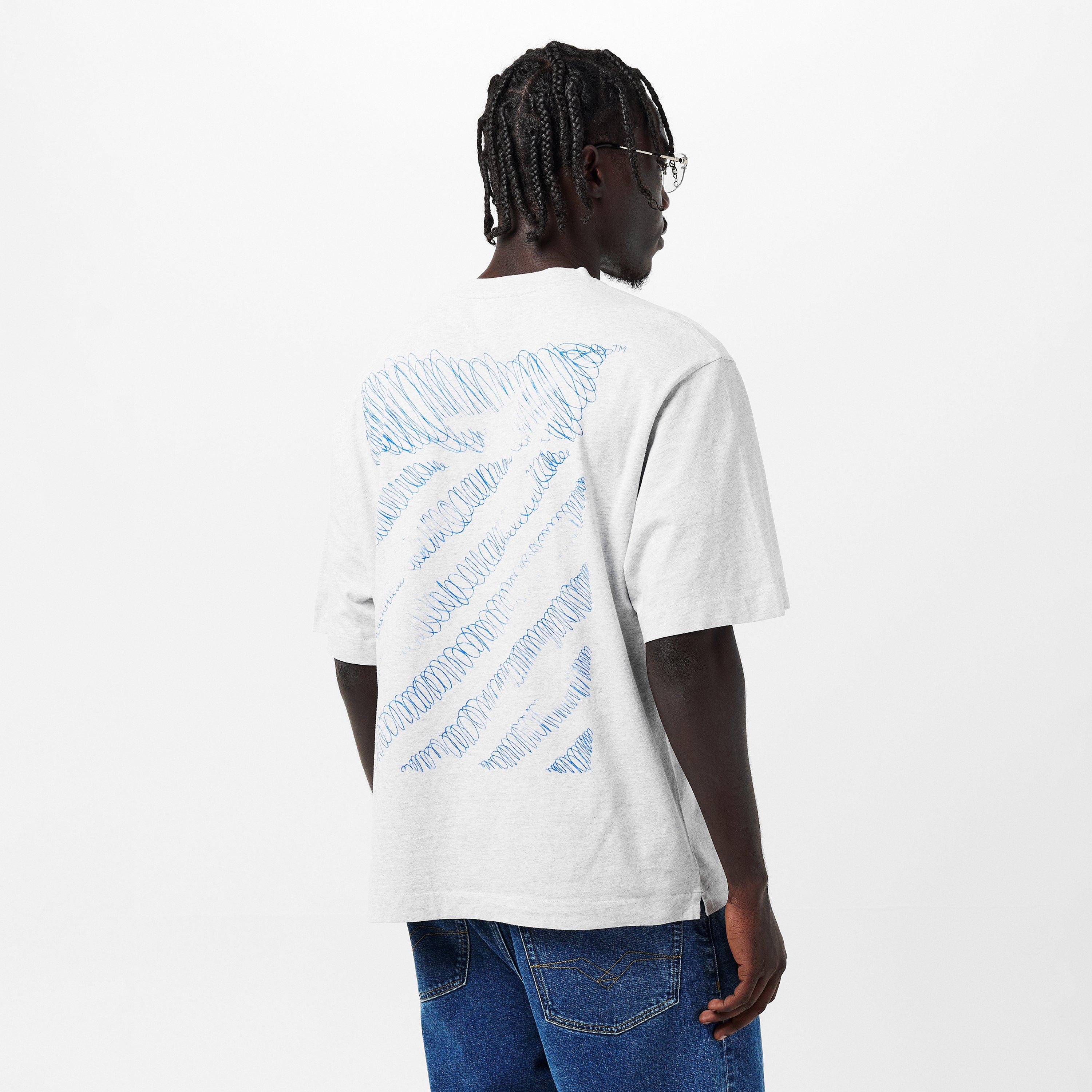 Off White | Men's Scribble T-Shirt | Cruise Fashion