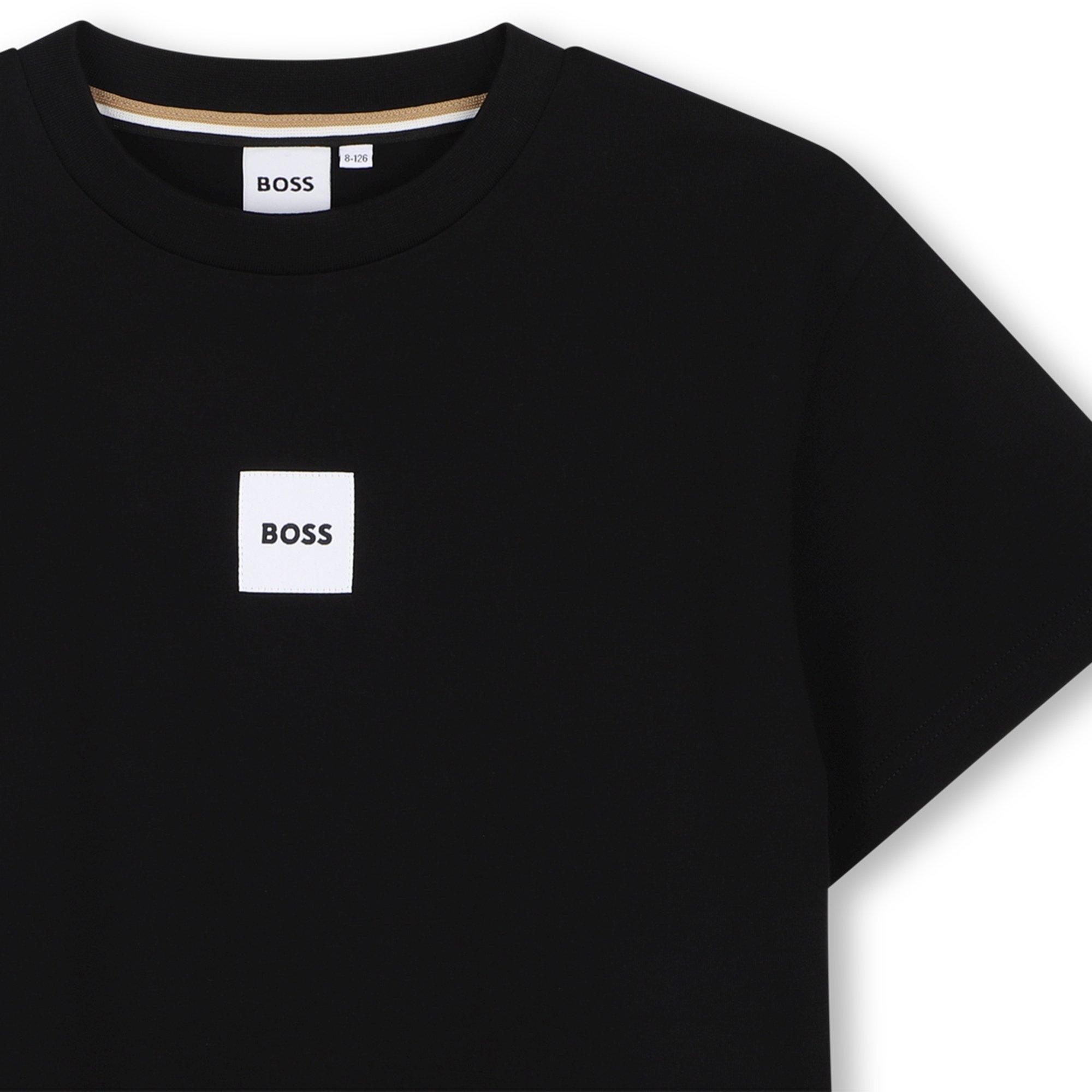 Black - Boss - Boss S Logo Tee Jn64 - 3