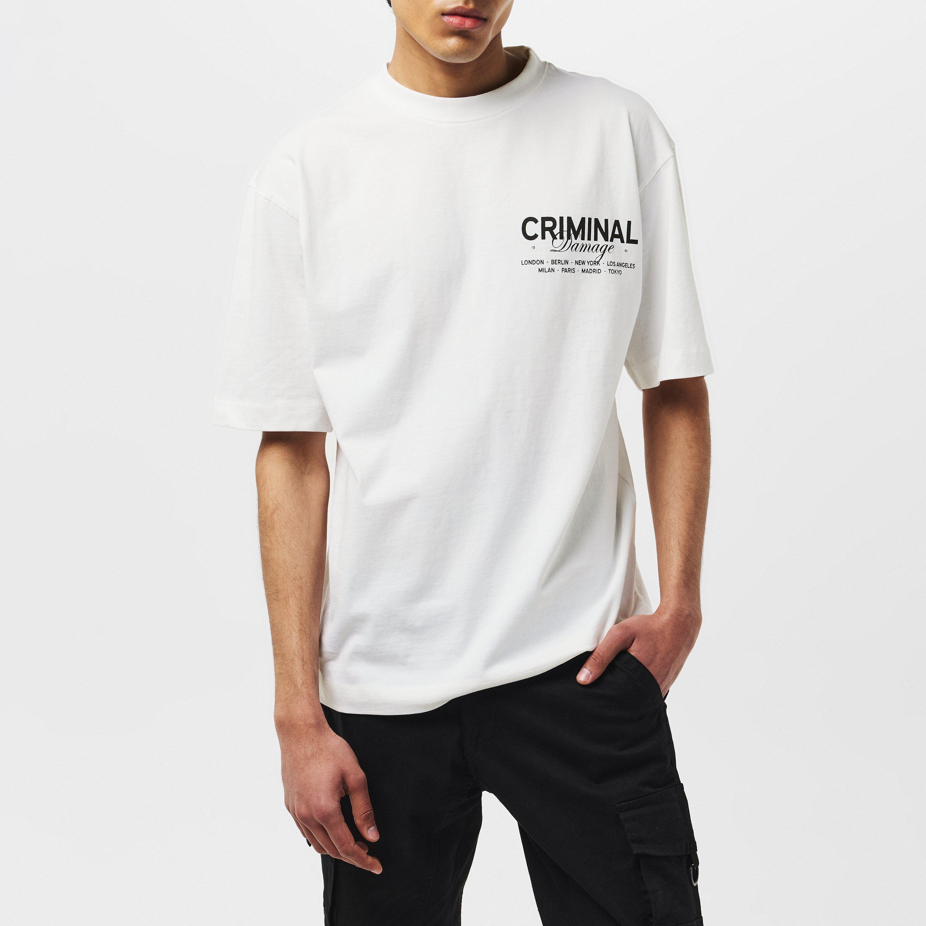 White - Criminal Damage - Adults Next Move Regular Fit T-Shirt - 3