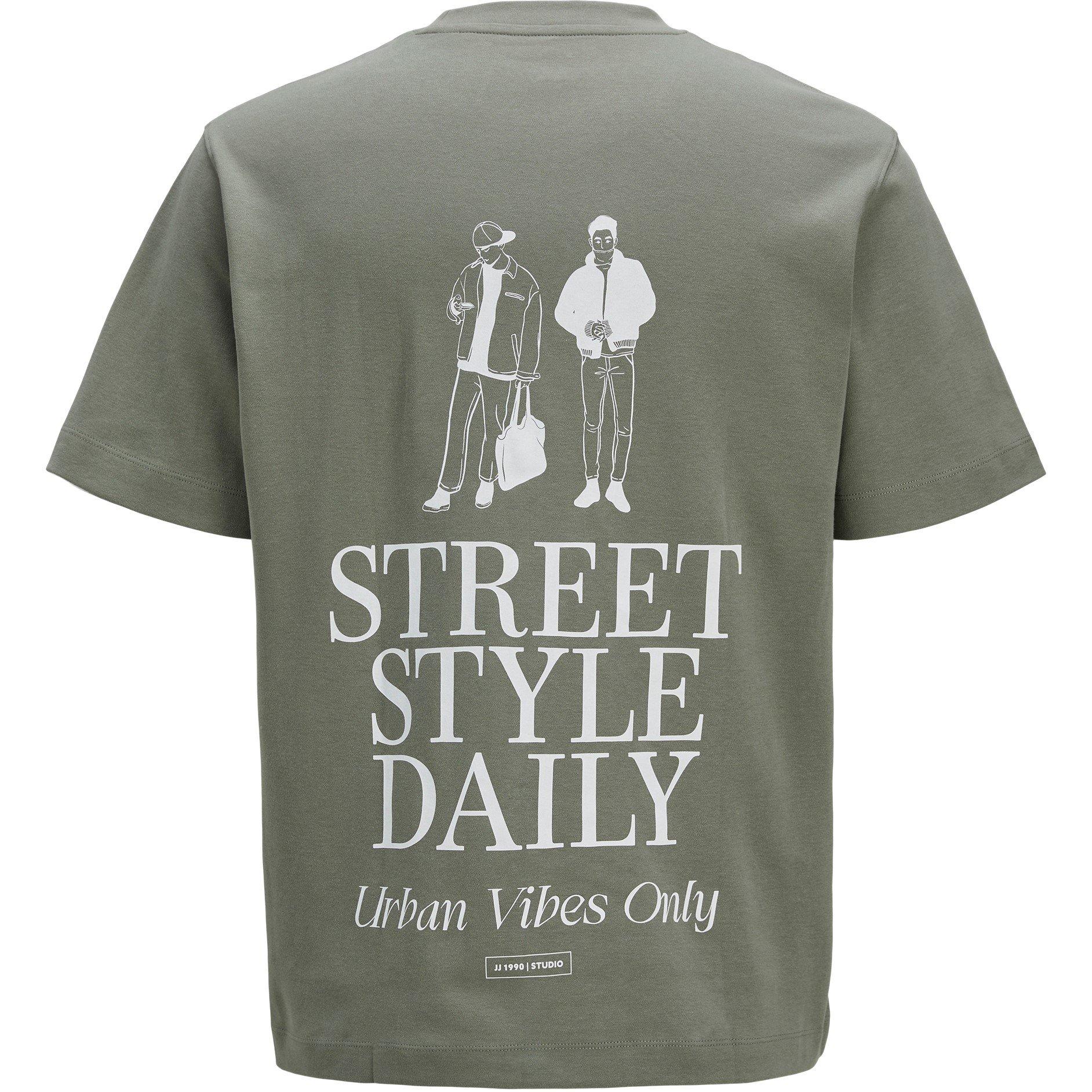 Agave Green - Jack and Jones - Regular Fit Short-Sleeve T-Shirt - 2