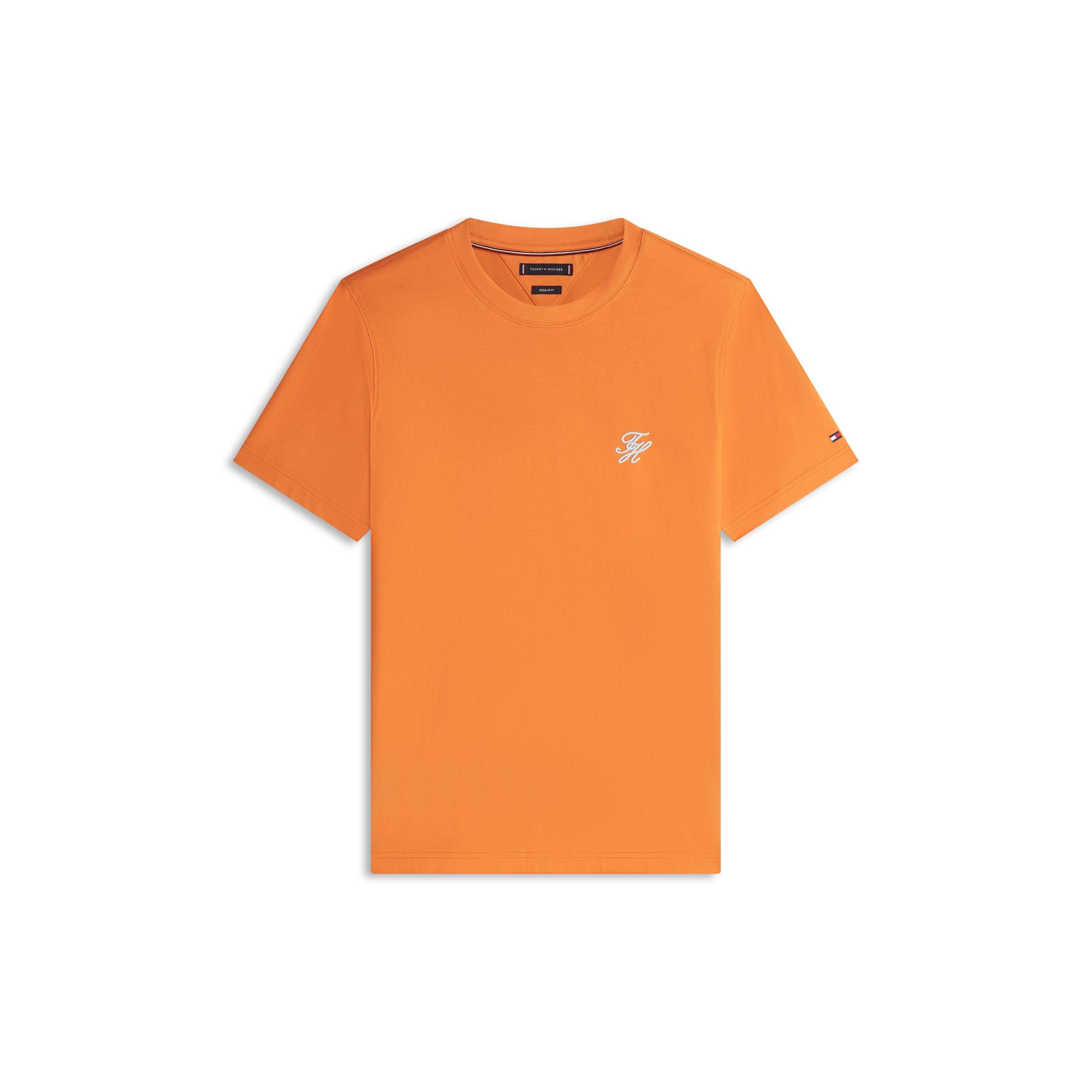 Tommy Hilfiger Men's T-Shirt - Brill Orange - M