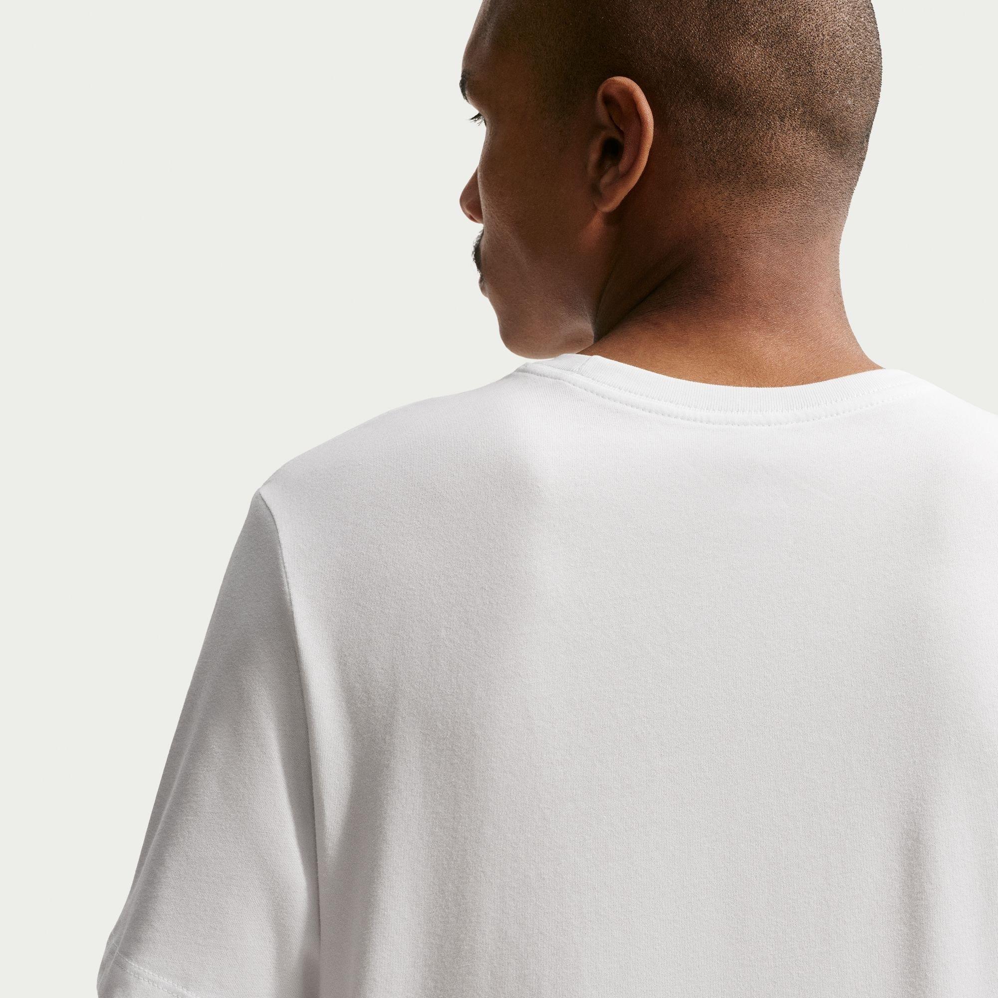 Summit White - Nike - Men's AC Trail Cotton Short-Sleeve Crew-Neck T-Shirt - 2