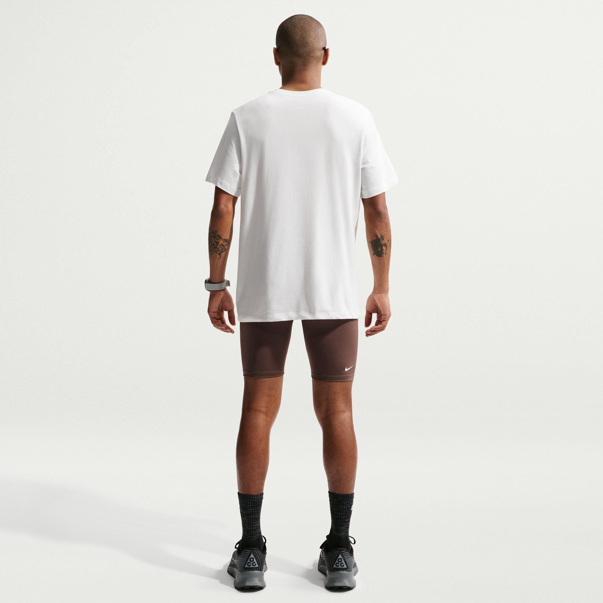 Summit White - Nike - Men's AC Trail Cotton Short-Sleeve Crew-Neck T-Shirt - 5