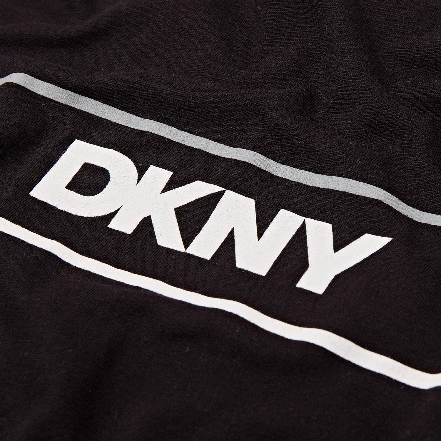 Black - DKNY - Short Sleeve Mens T-Shirt Cavaliers - 3