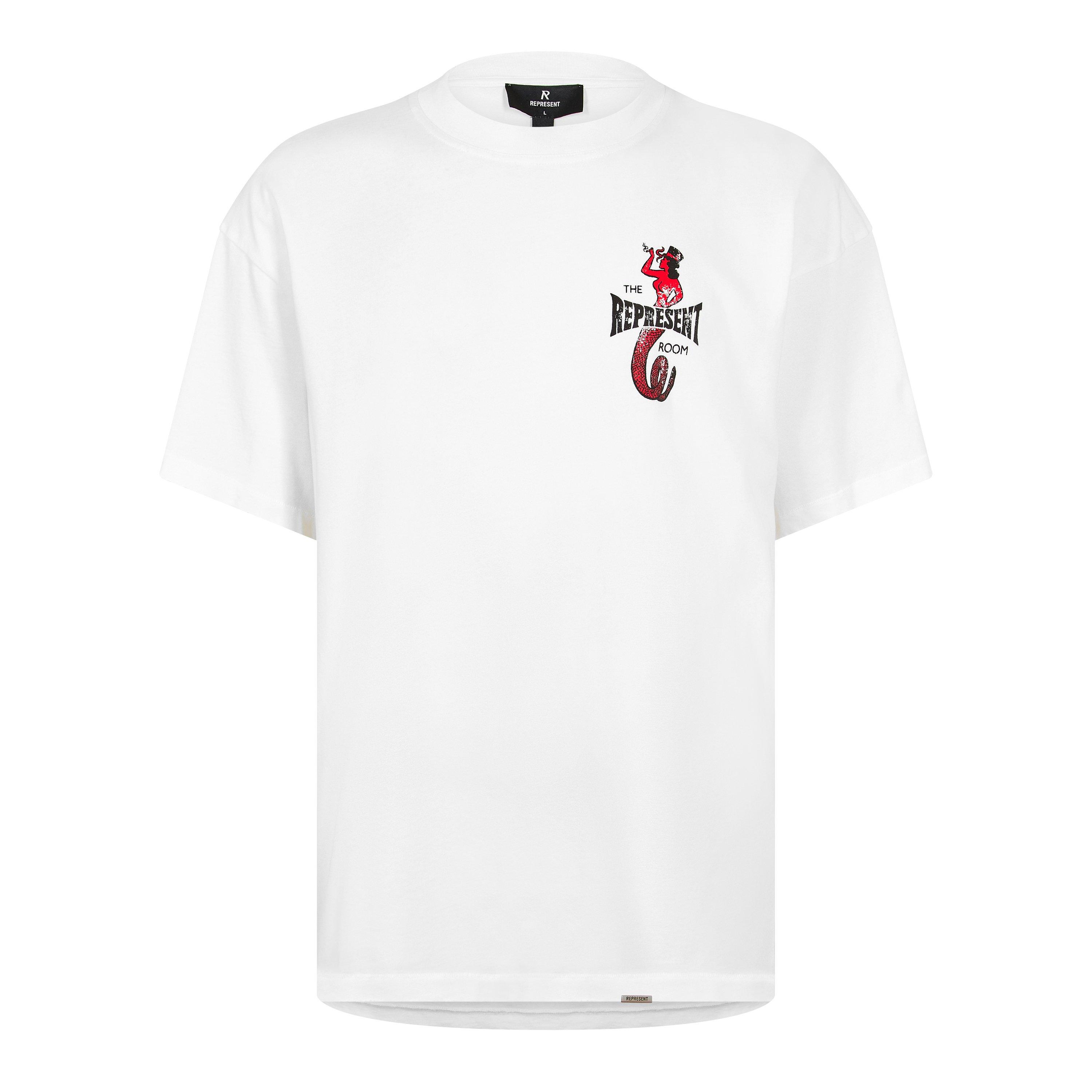 Flat White - Represent - Men's Oversized T-Shirt - 1