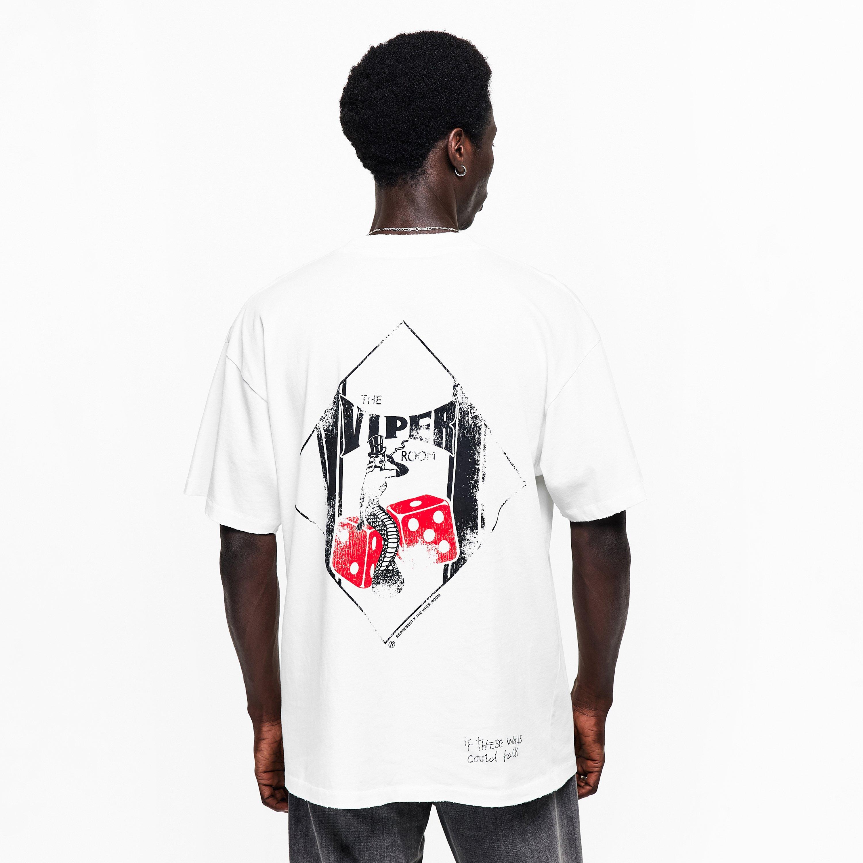 Flat White - Represent - Men's Oversized T-Shirt - 4